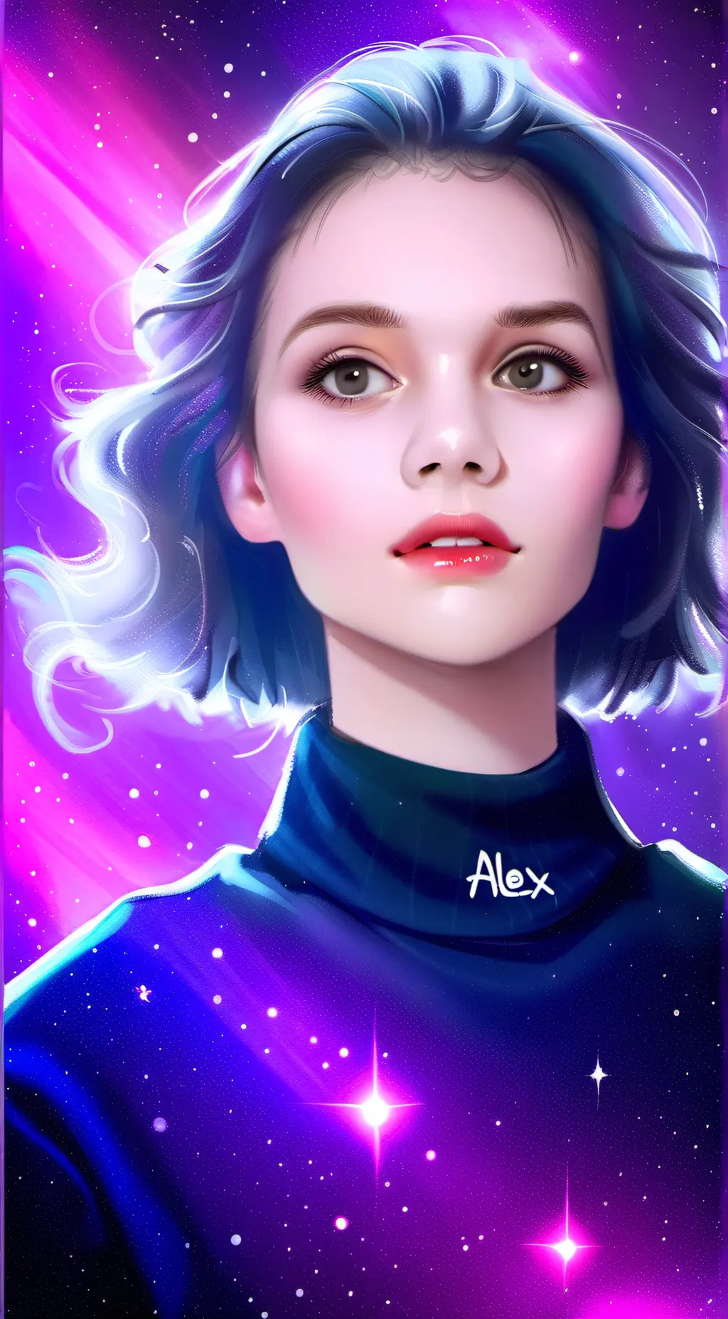 ai character: Lisa🌟🌌 background