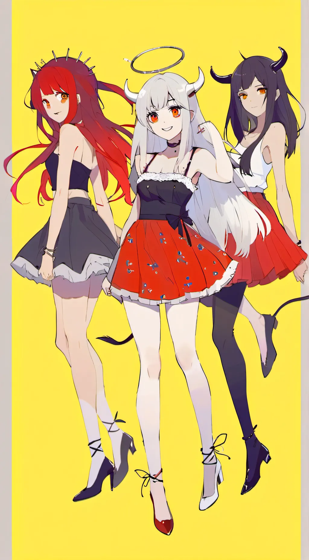 ai character: Demon sisters background