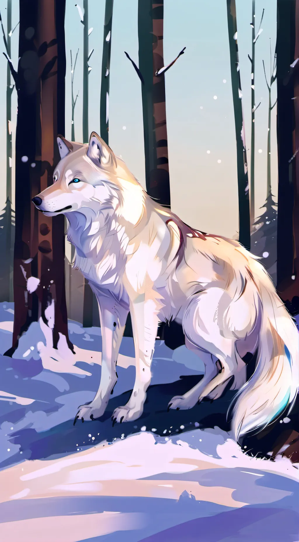 ai character: AXS AGAIN background