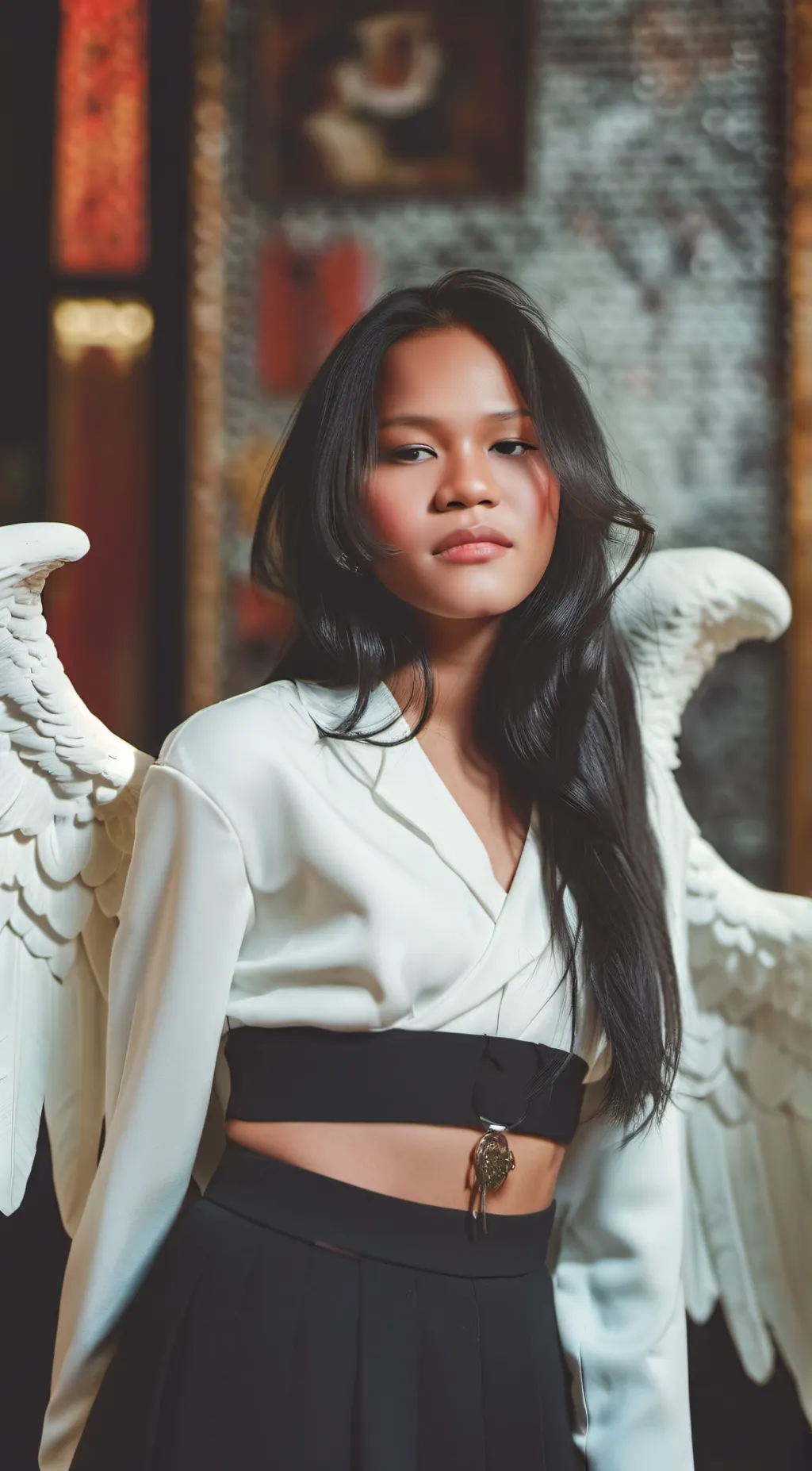 ai character: radioappl,lilitros background