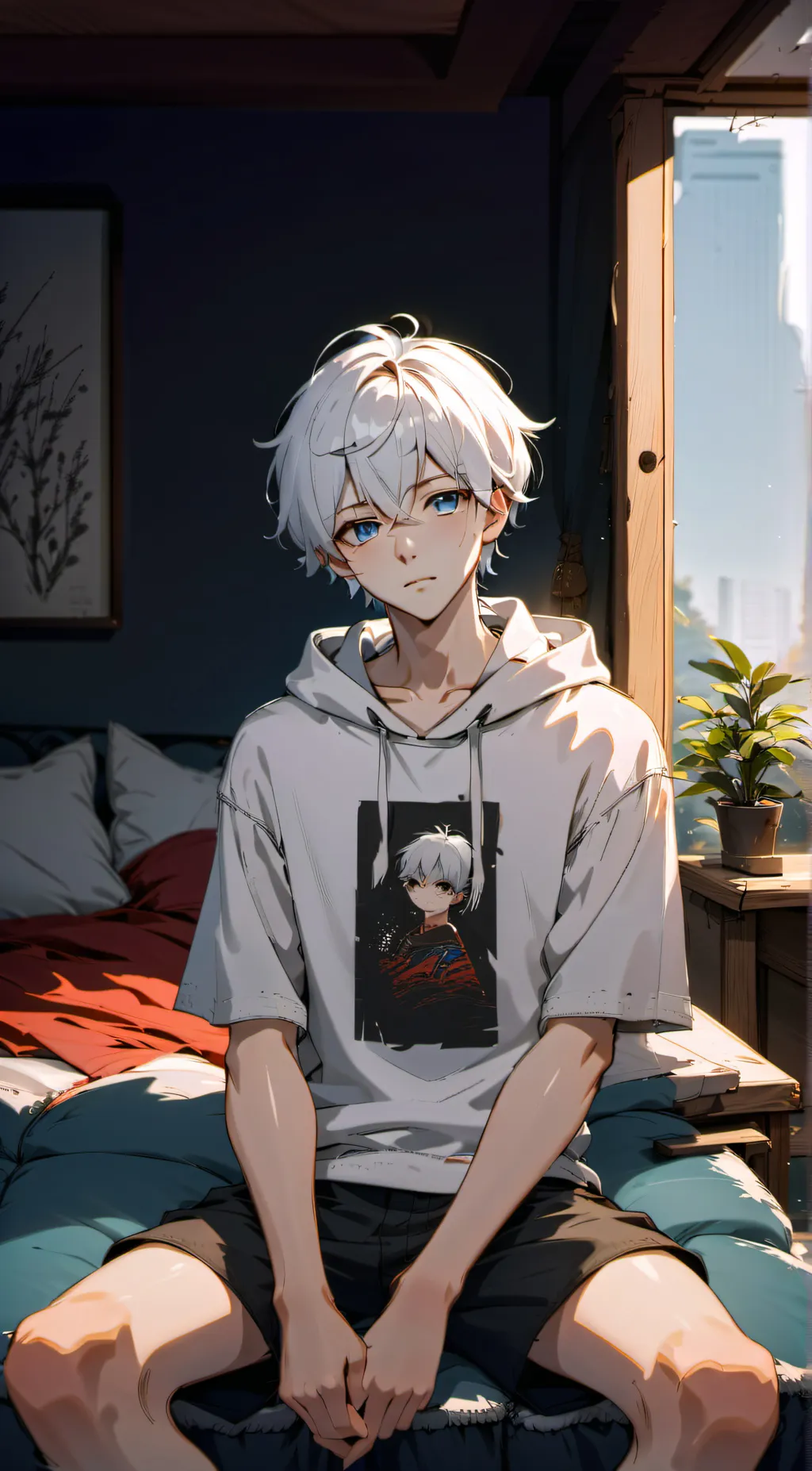 ai character: Axel  background