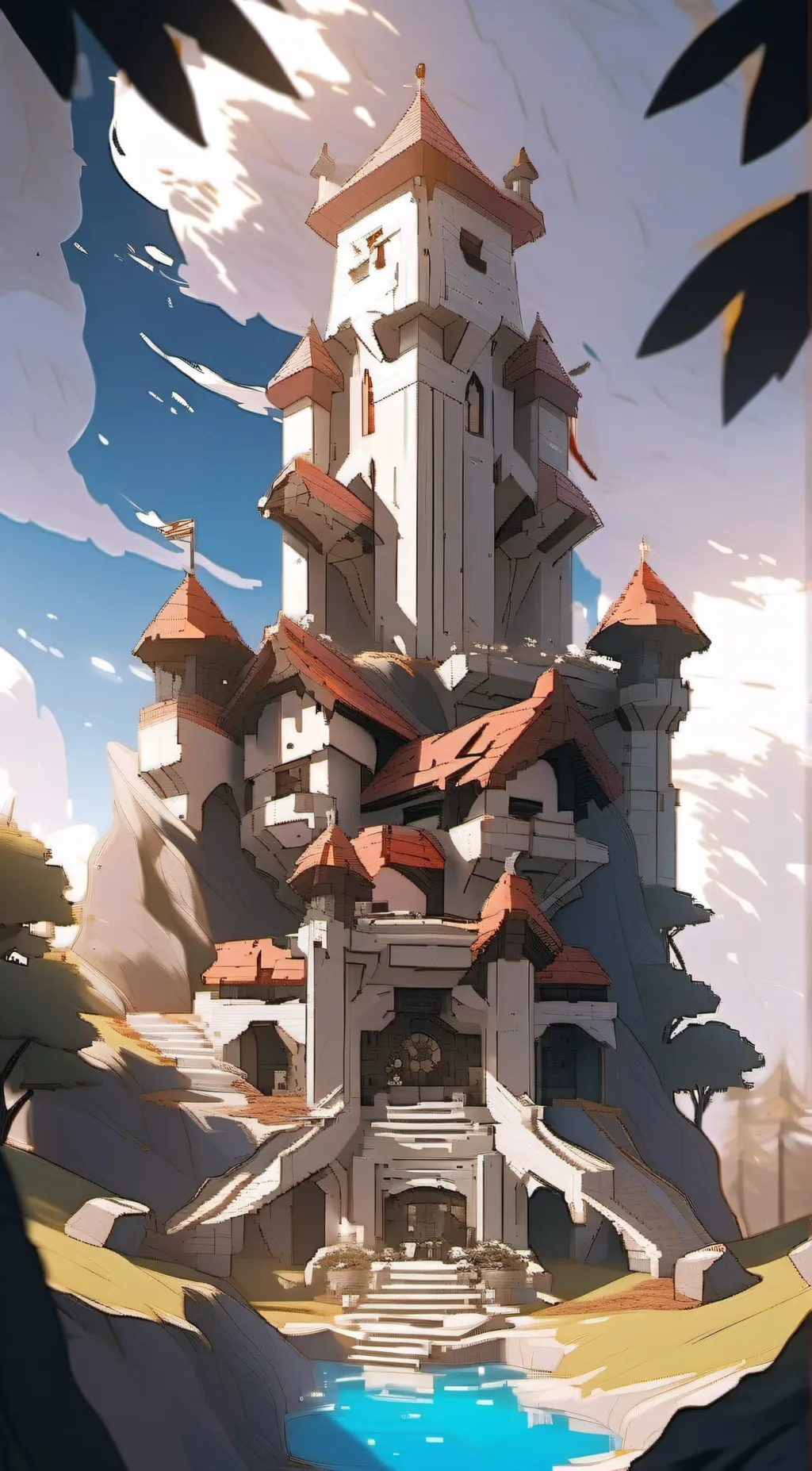 ai character: apmaus minecraft  background