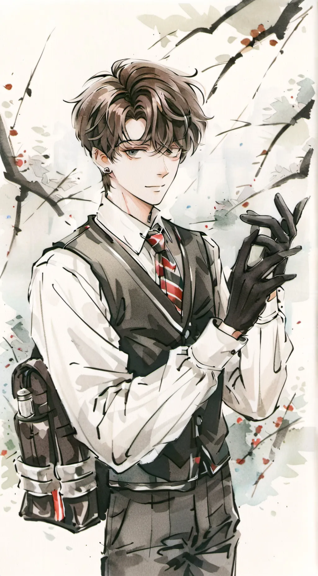 ai character: Damien background