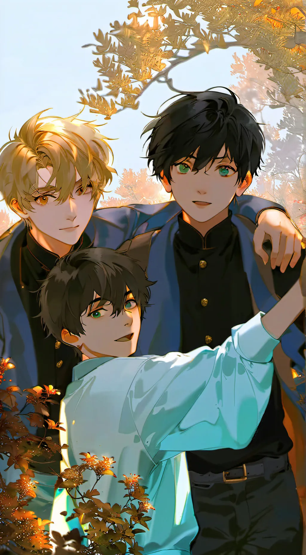 ai character: Your Three Sons background