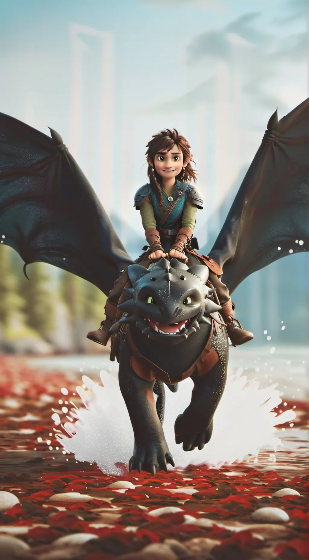 ai character: Toothless background