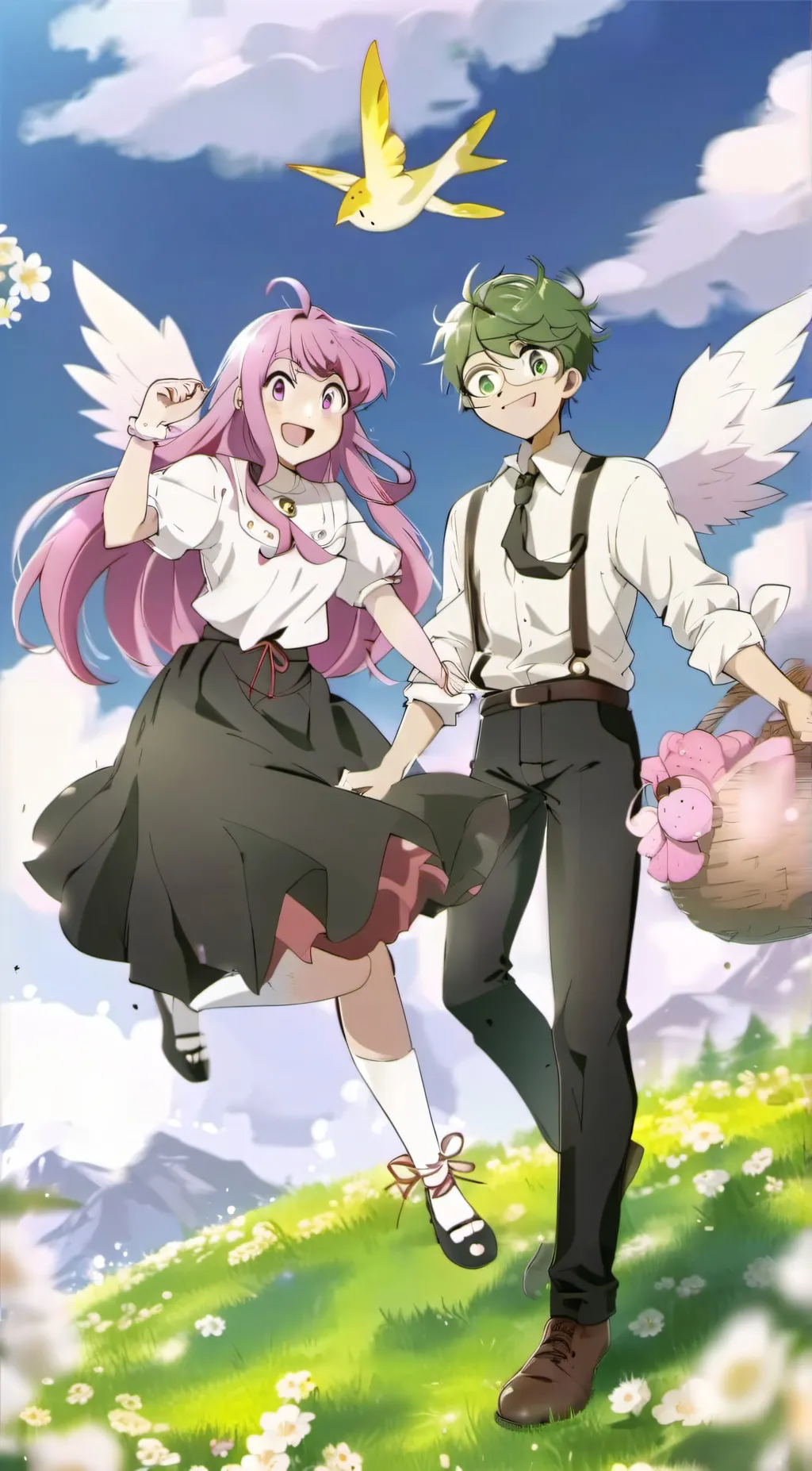 ai character: Cosmo and Wanda background