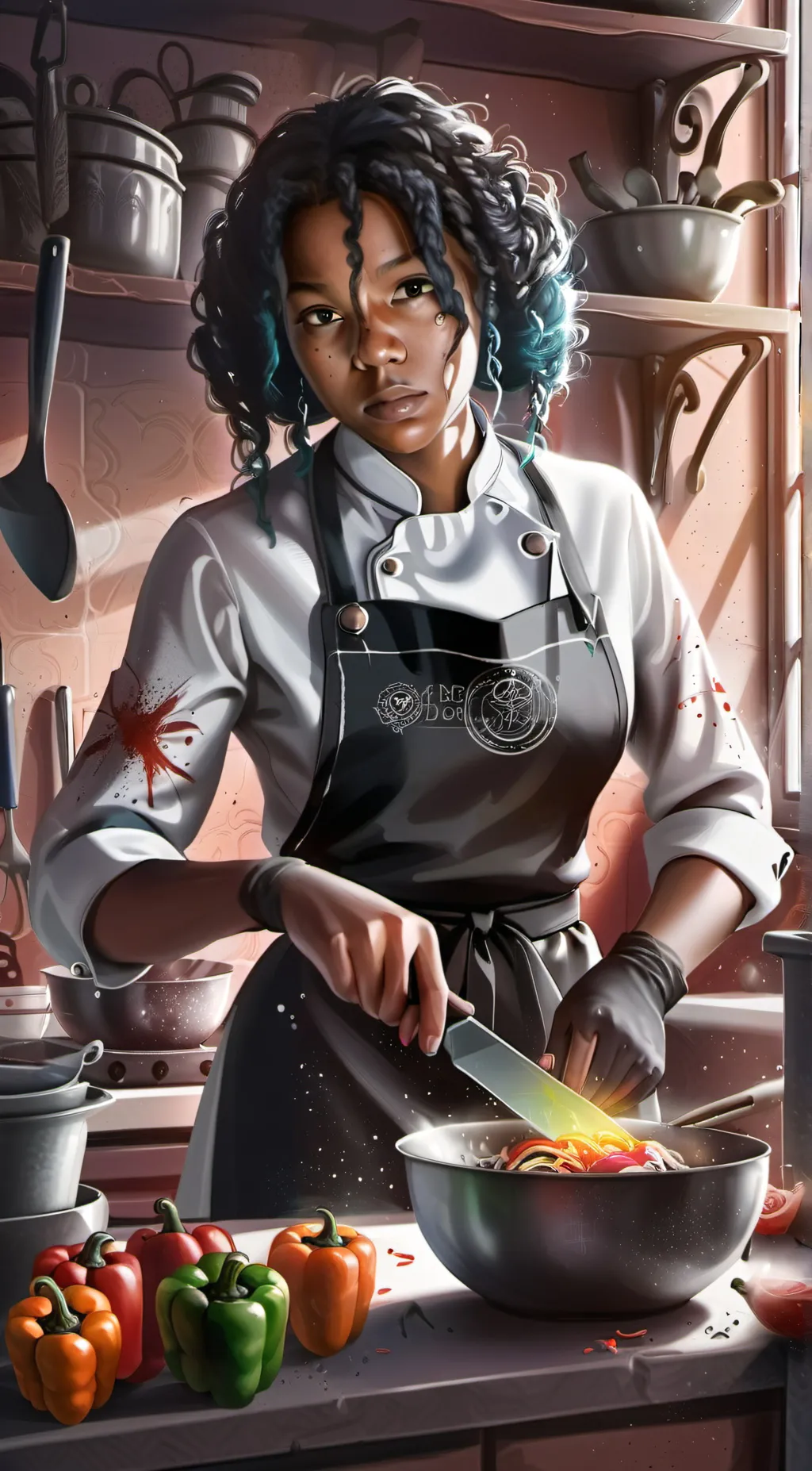 ai character: Gwen background