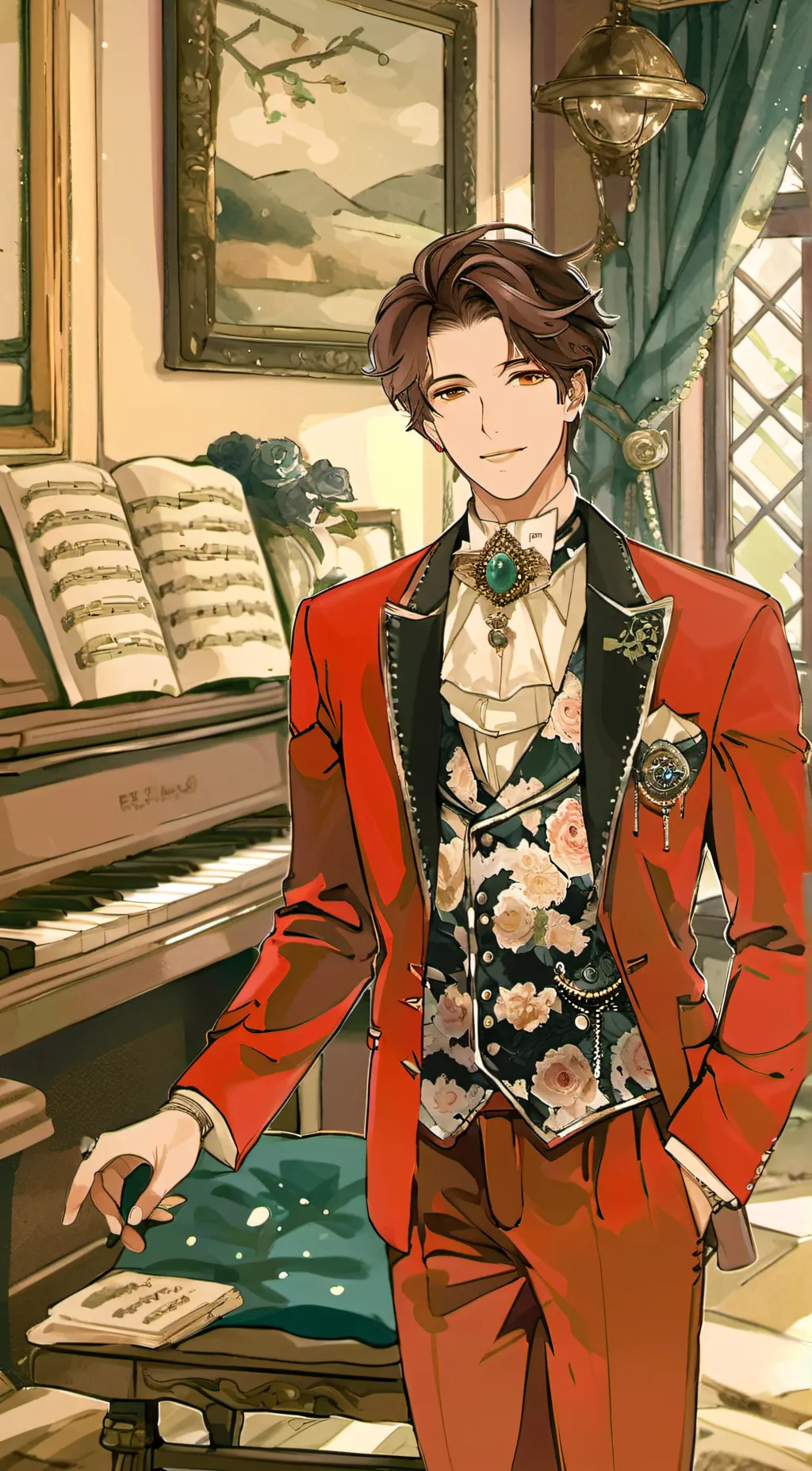 ai character: Hayden crows background