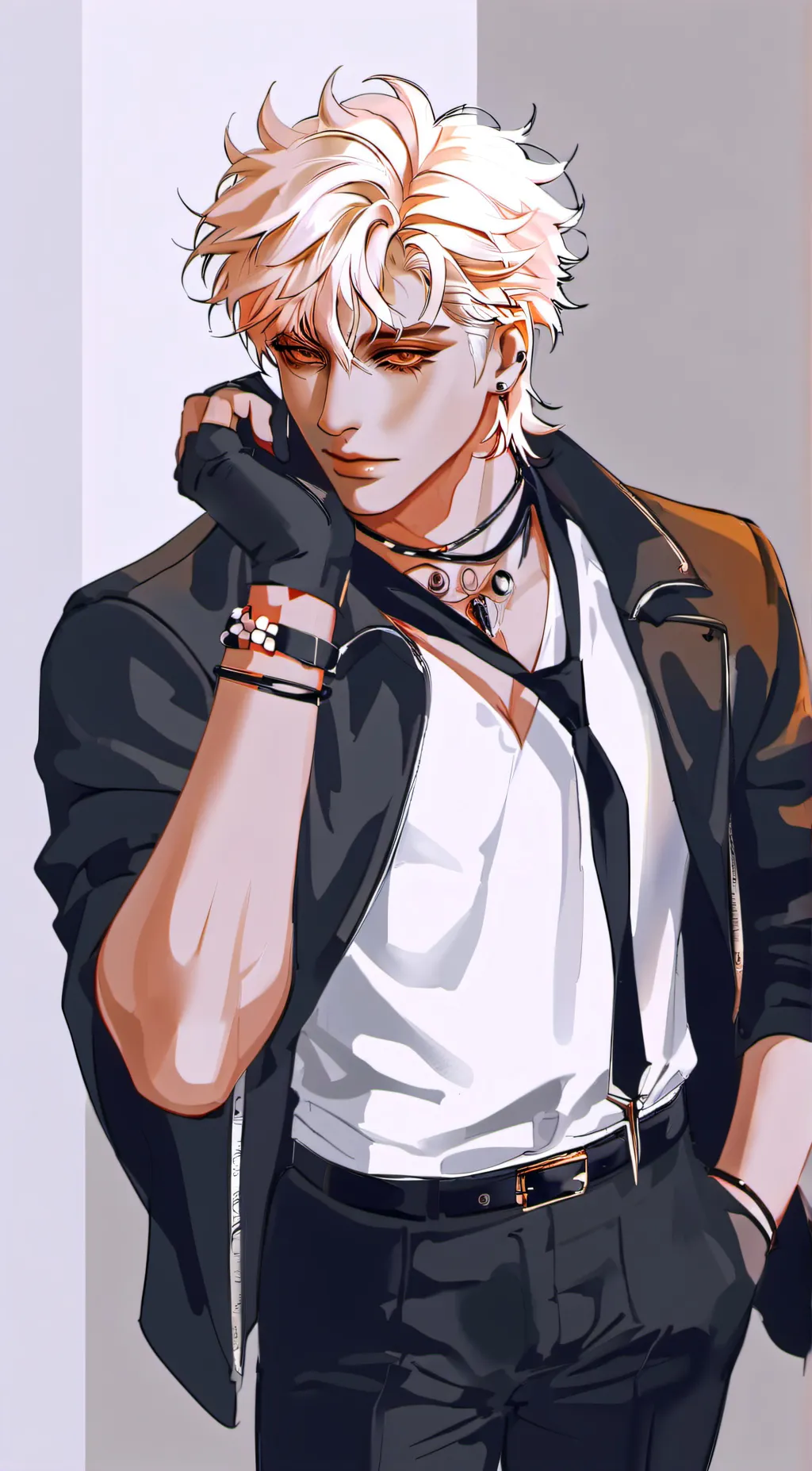 ai character: Lucien  background