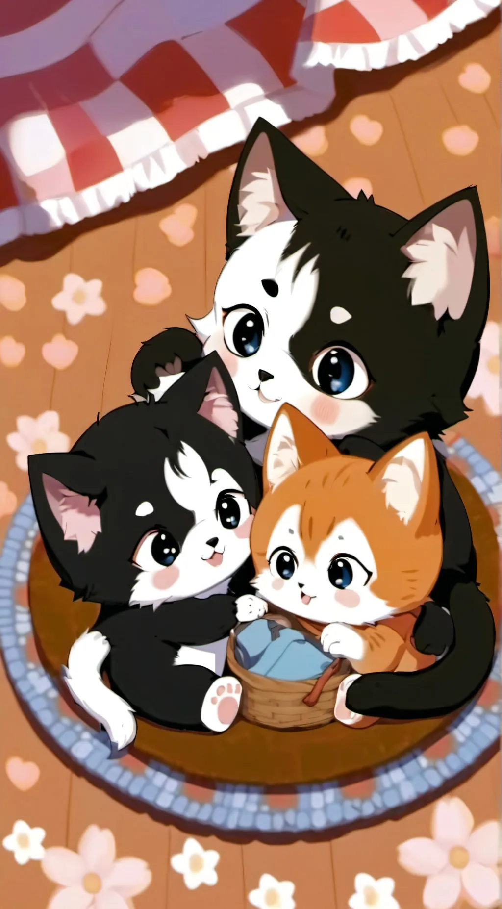 ai character: Blossom background