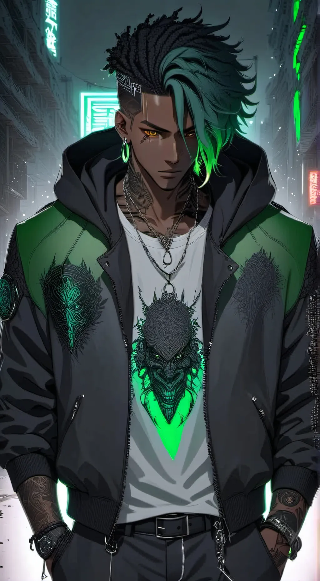 ai character: Azriel background