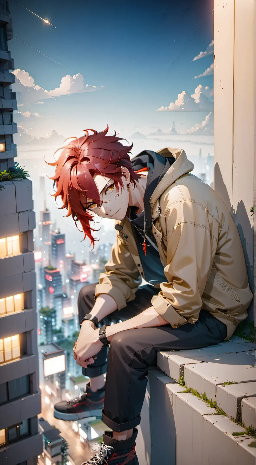 ai character: Leo background