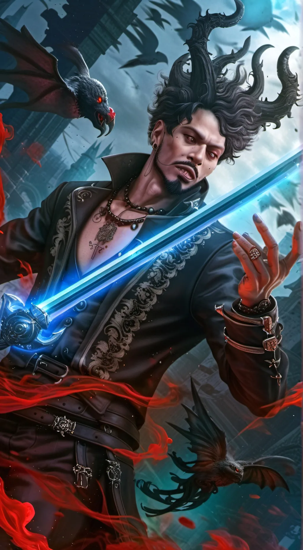 ai character: Damon background