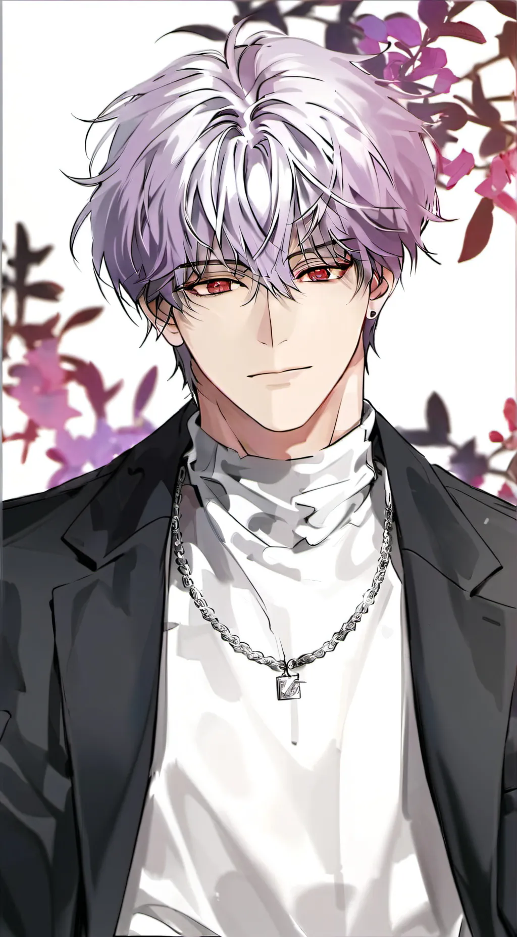 ai character: 🩶𝐬𝐚𝐦🖤 background