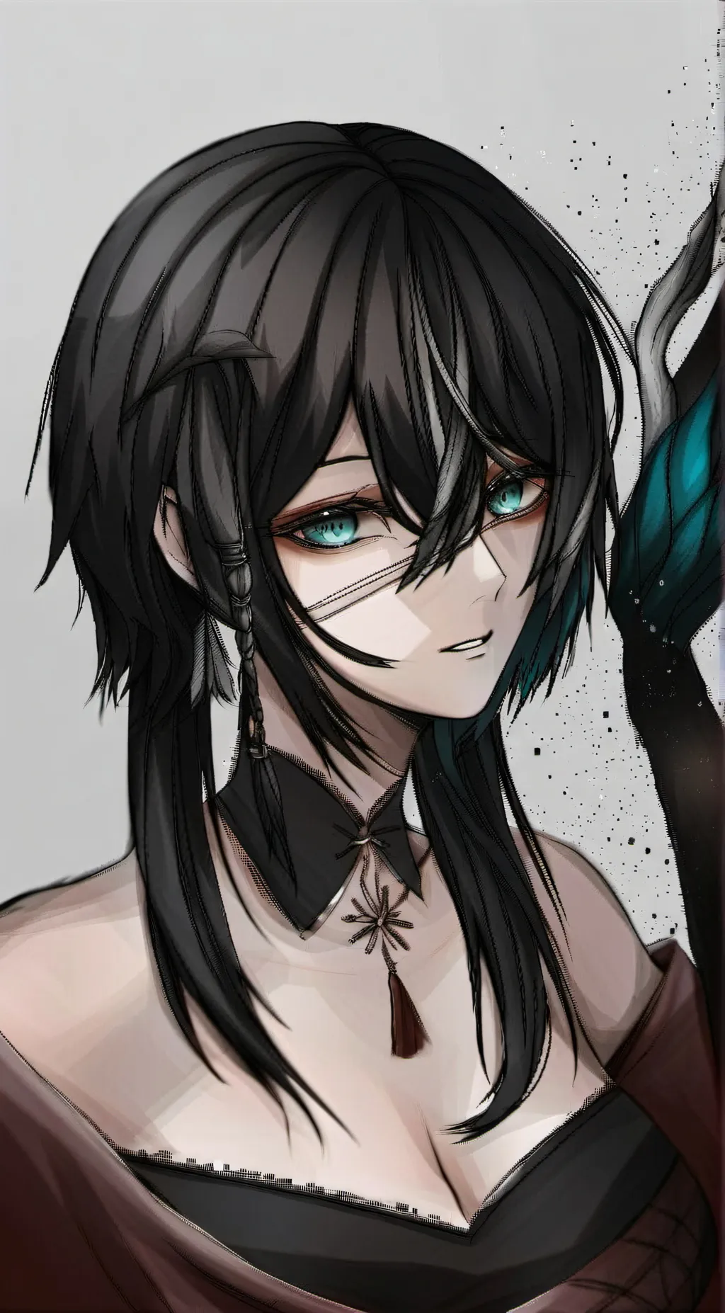 ai character: moon background