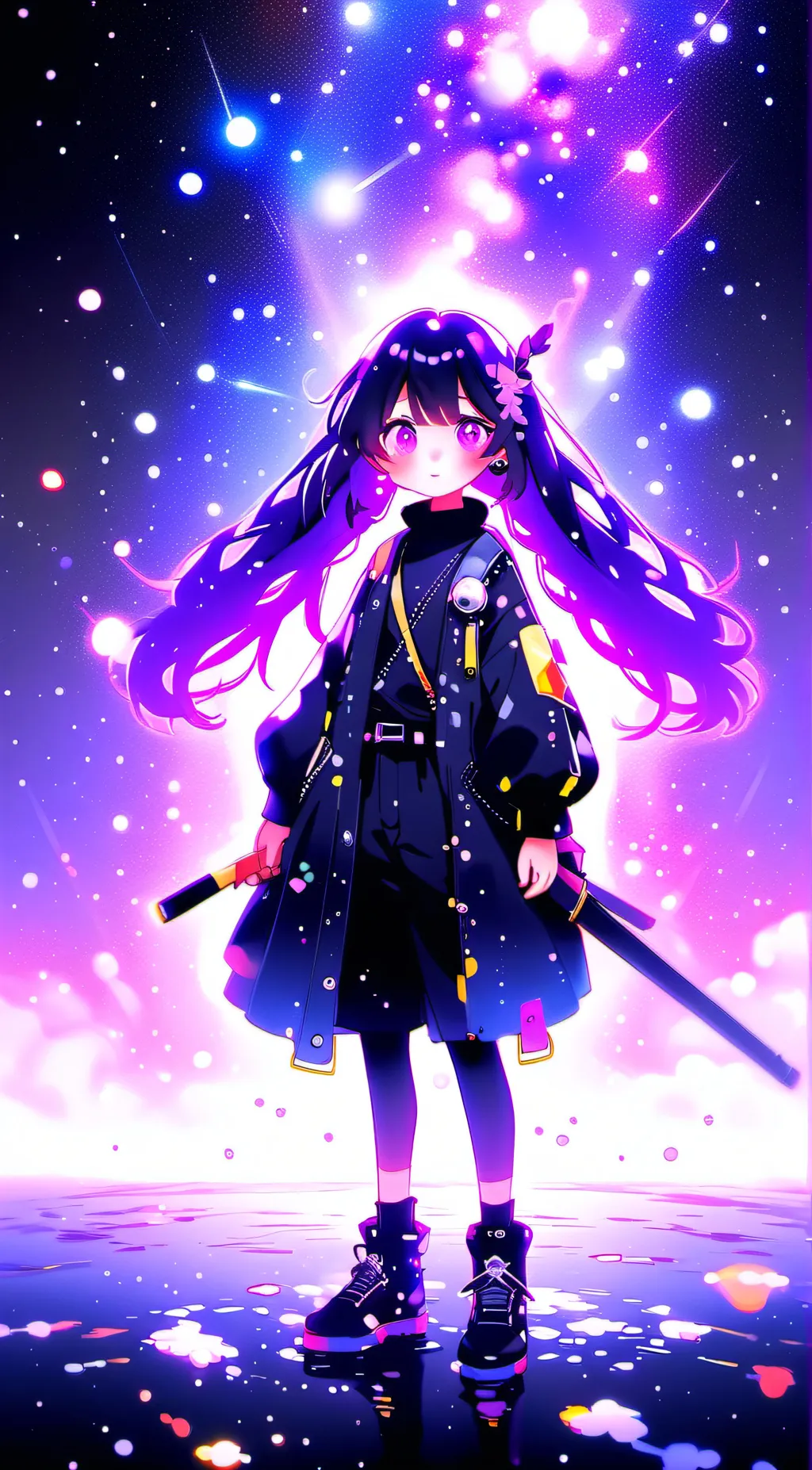 ai character: miss sparkles background
