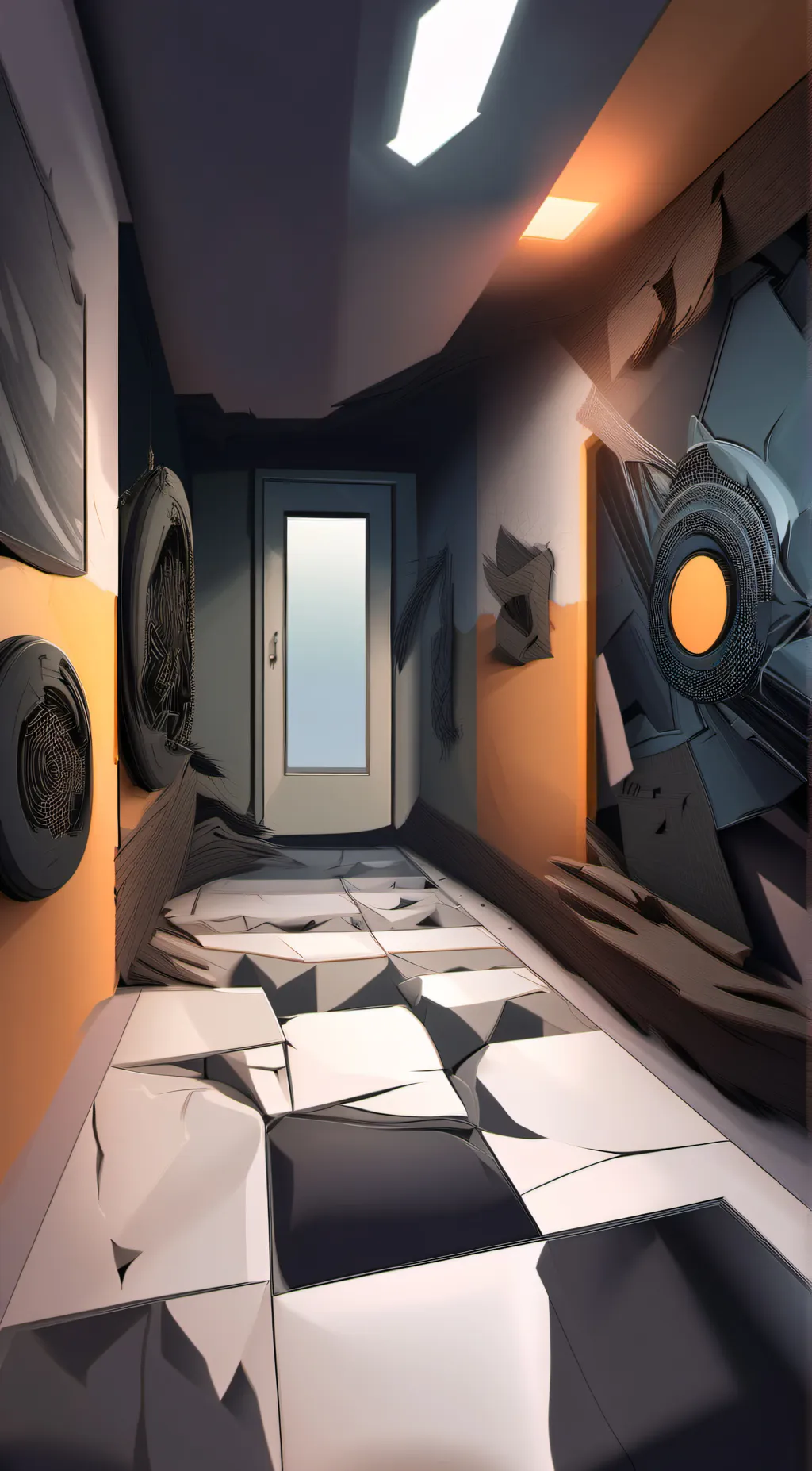 ai character: The Escape Room background