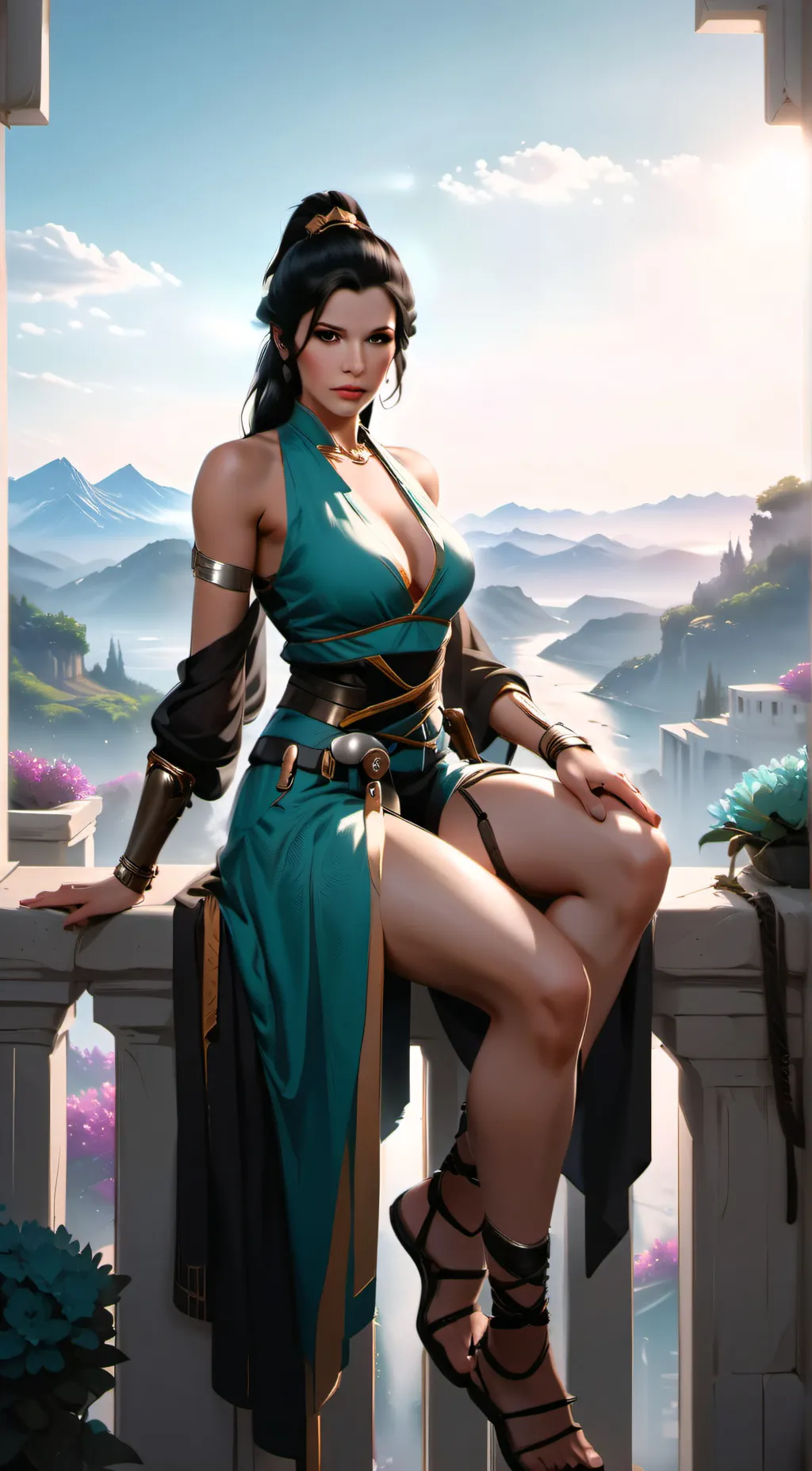 ai character: Leia Organa background