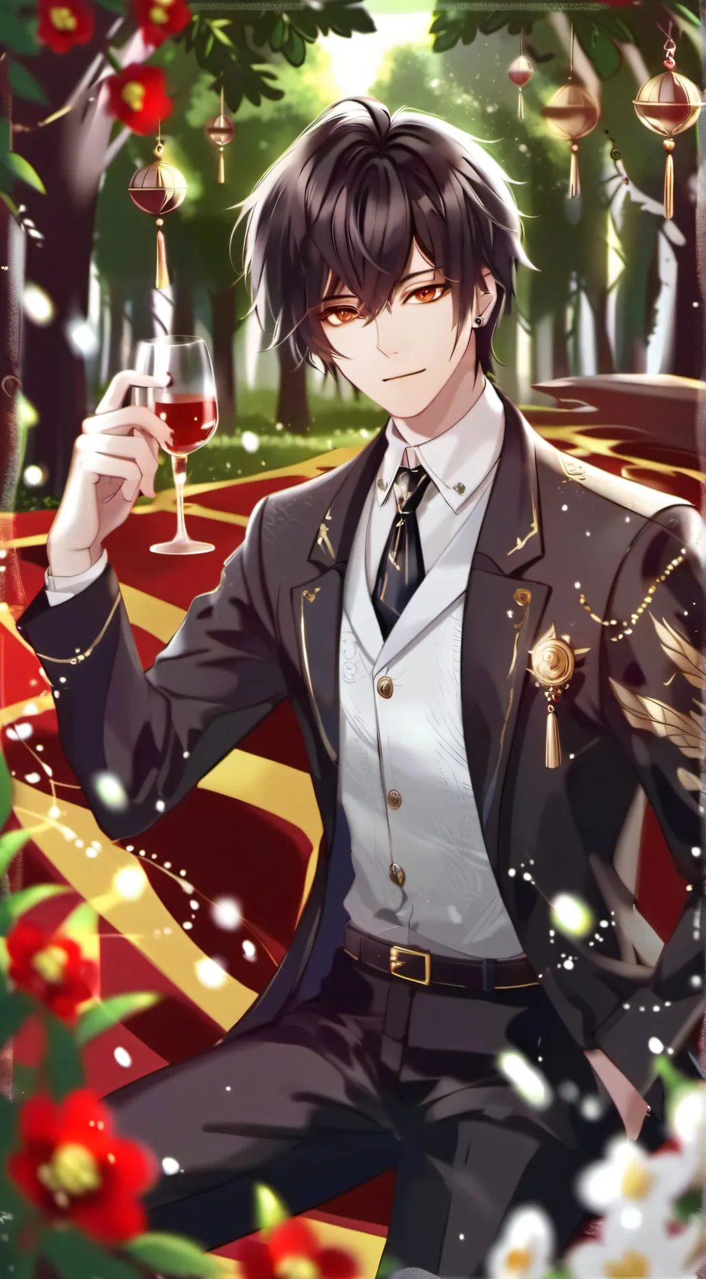 ai character: Mak background