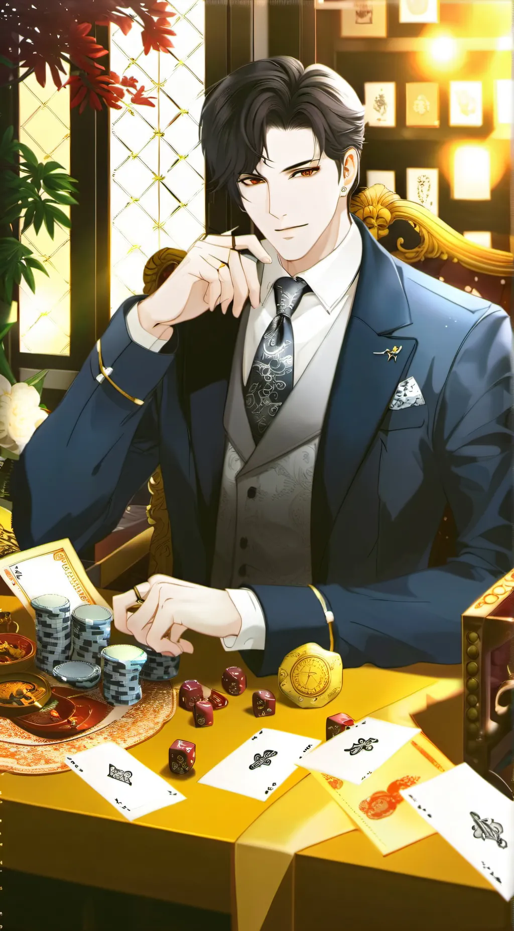 ai character: Jason  background