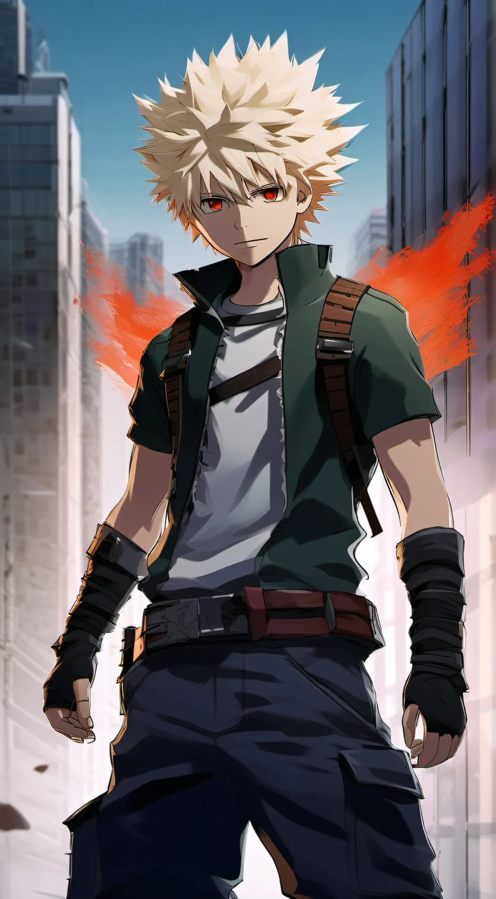 ai character: bakugo background