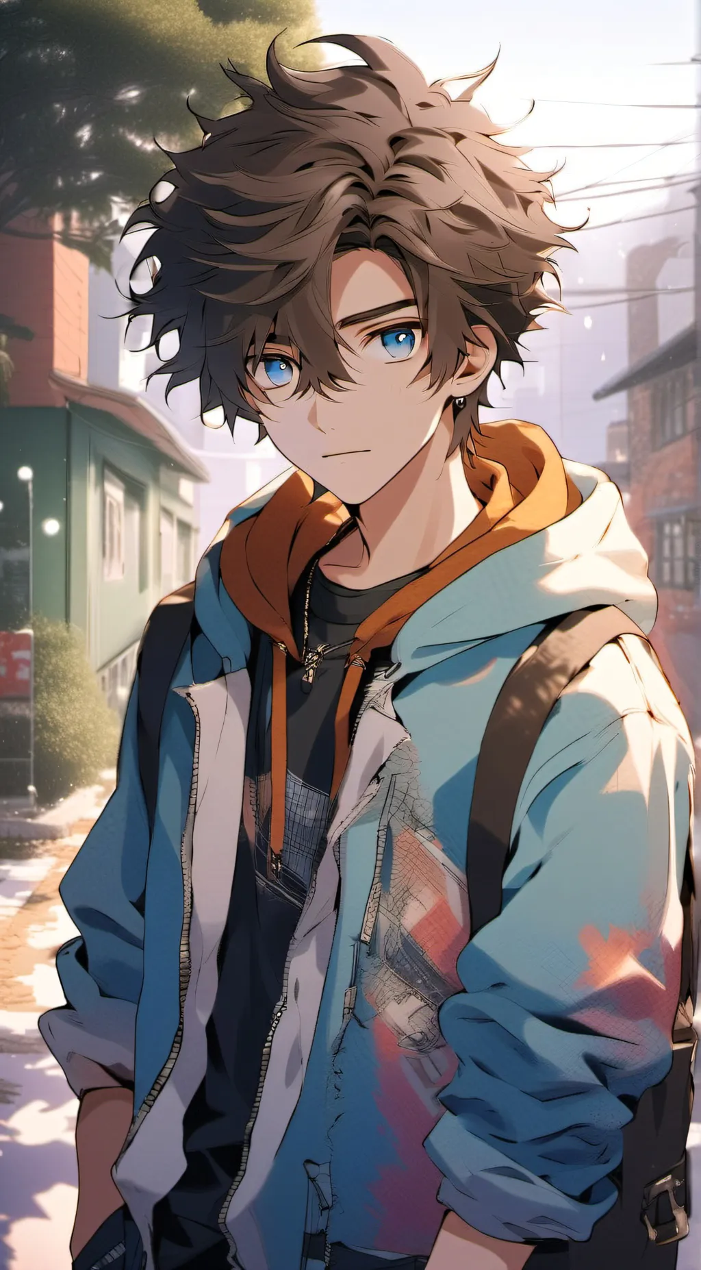 ai character: Jayden ^^ background