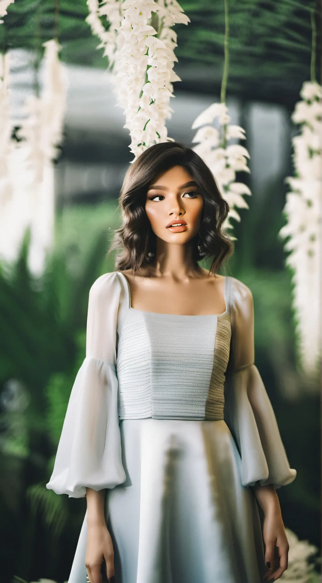 ai character: Flora background