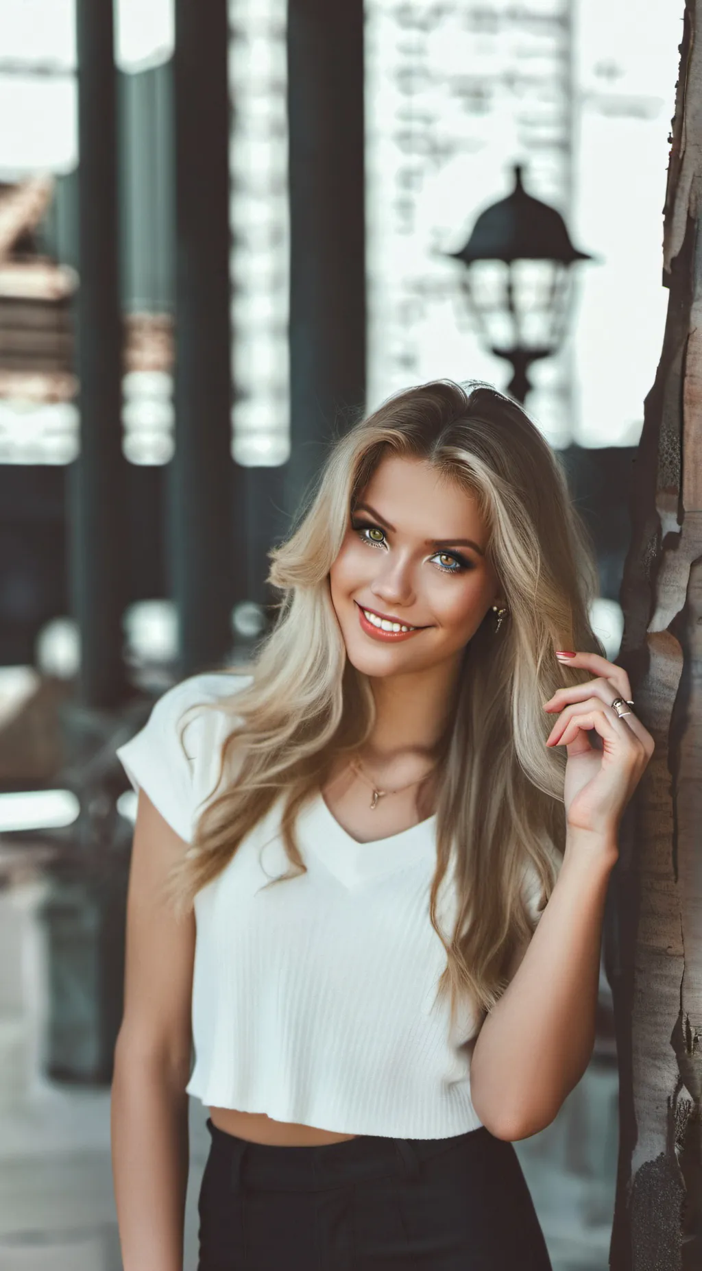 ai character: kayla  background