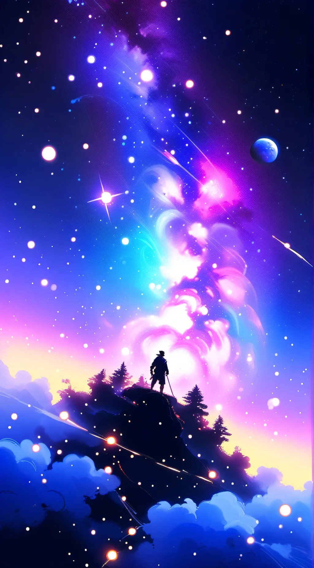 ai character: Galaxy o🌌🌌 background