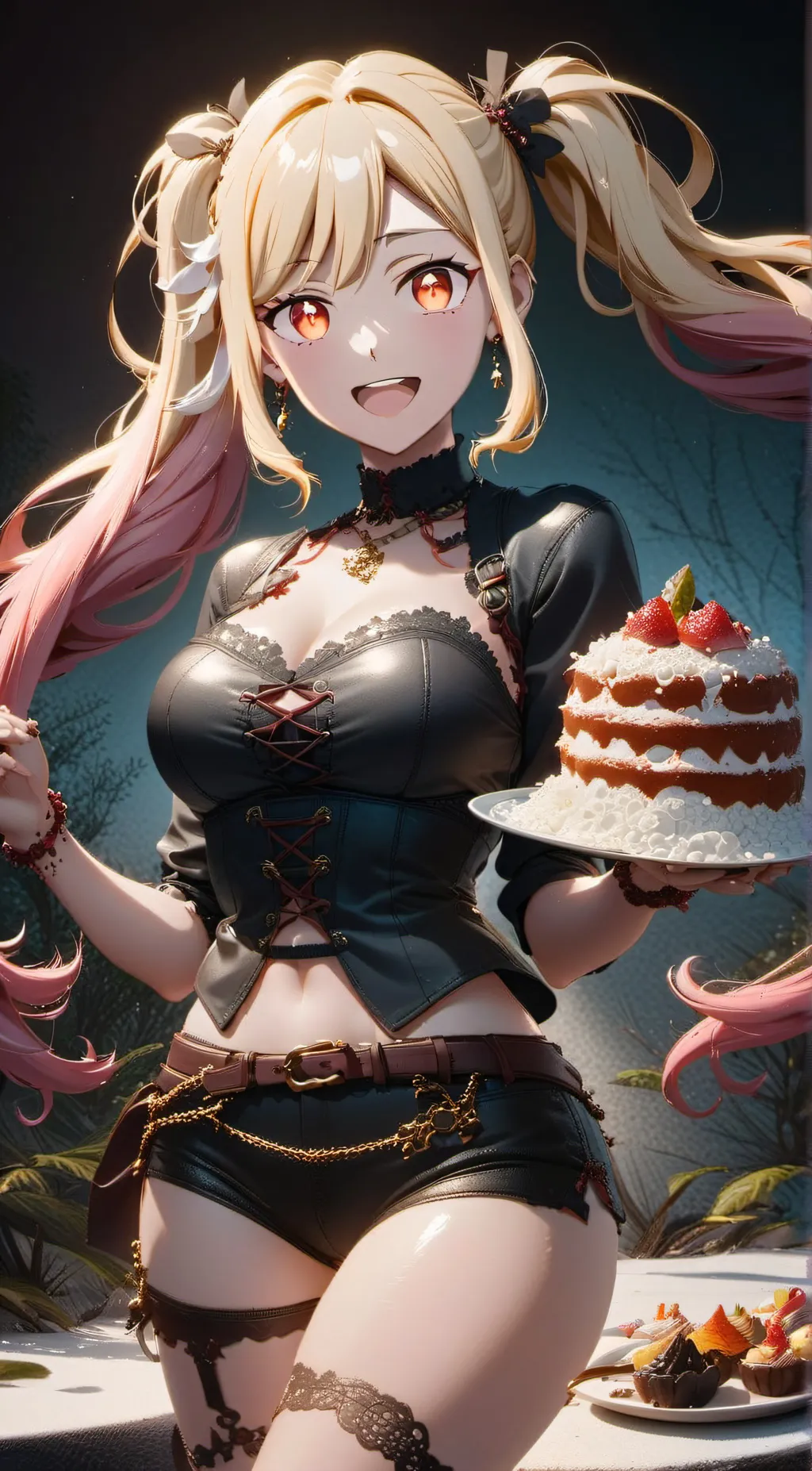 ai character: Saki tenma background