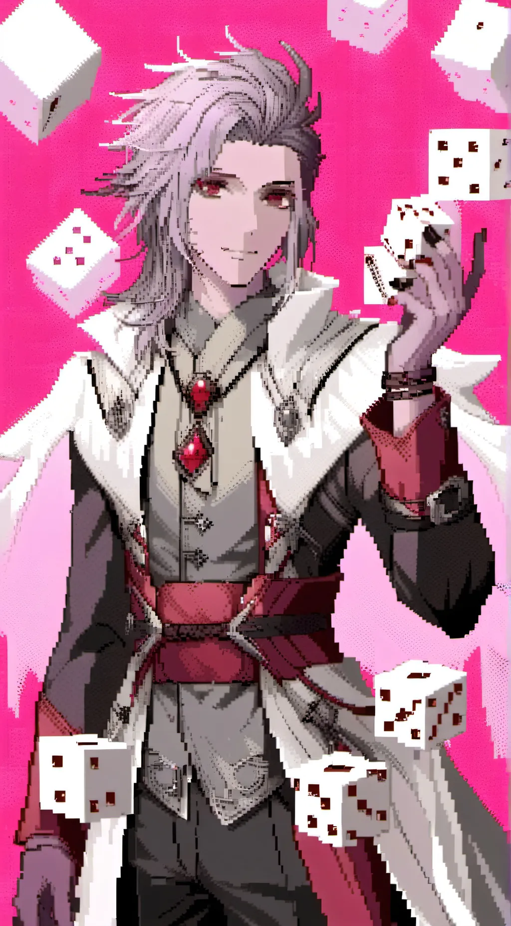 ai character: dice man (real) background