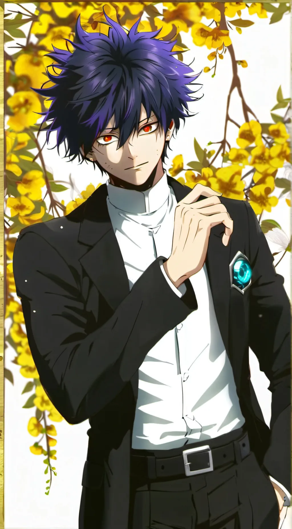 ai character: Dabi (Touya)  background