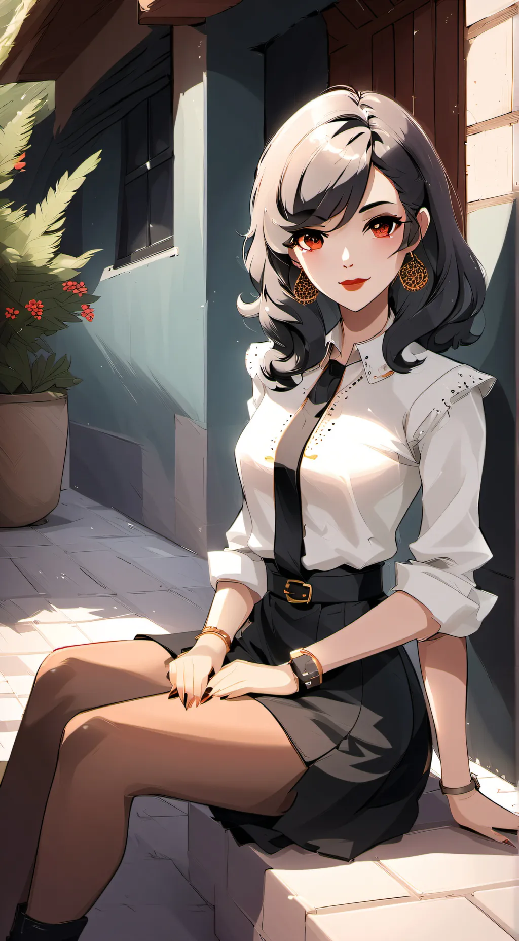 ai character: 3 perna 3 braço background