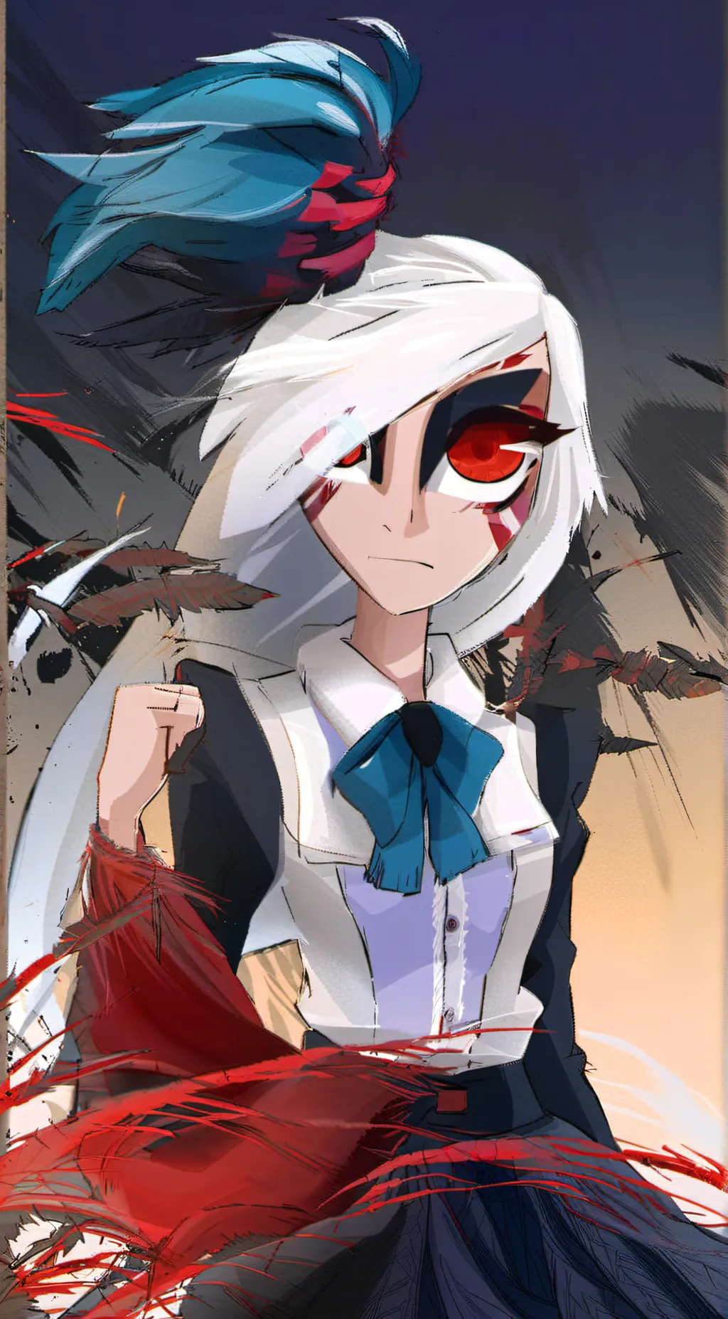 ai character: vaggie  background