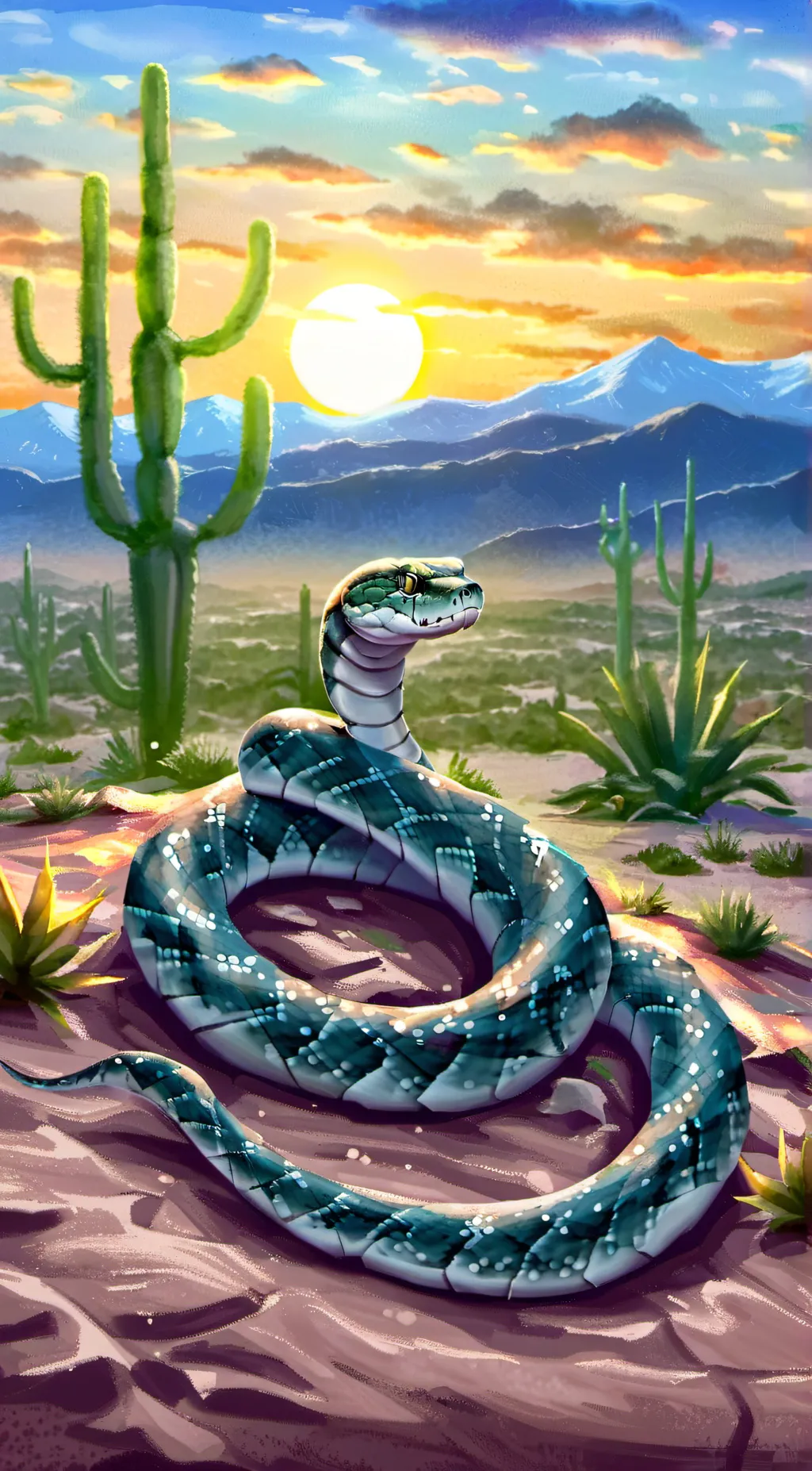 ai character: Serena background