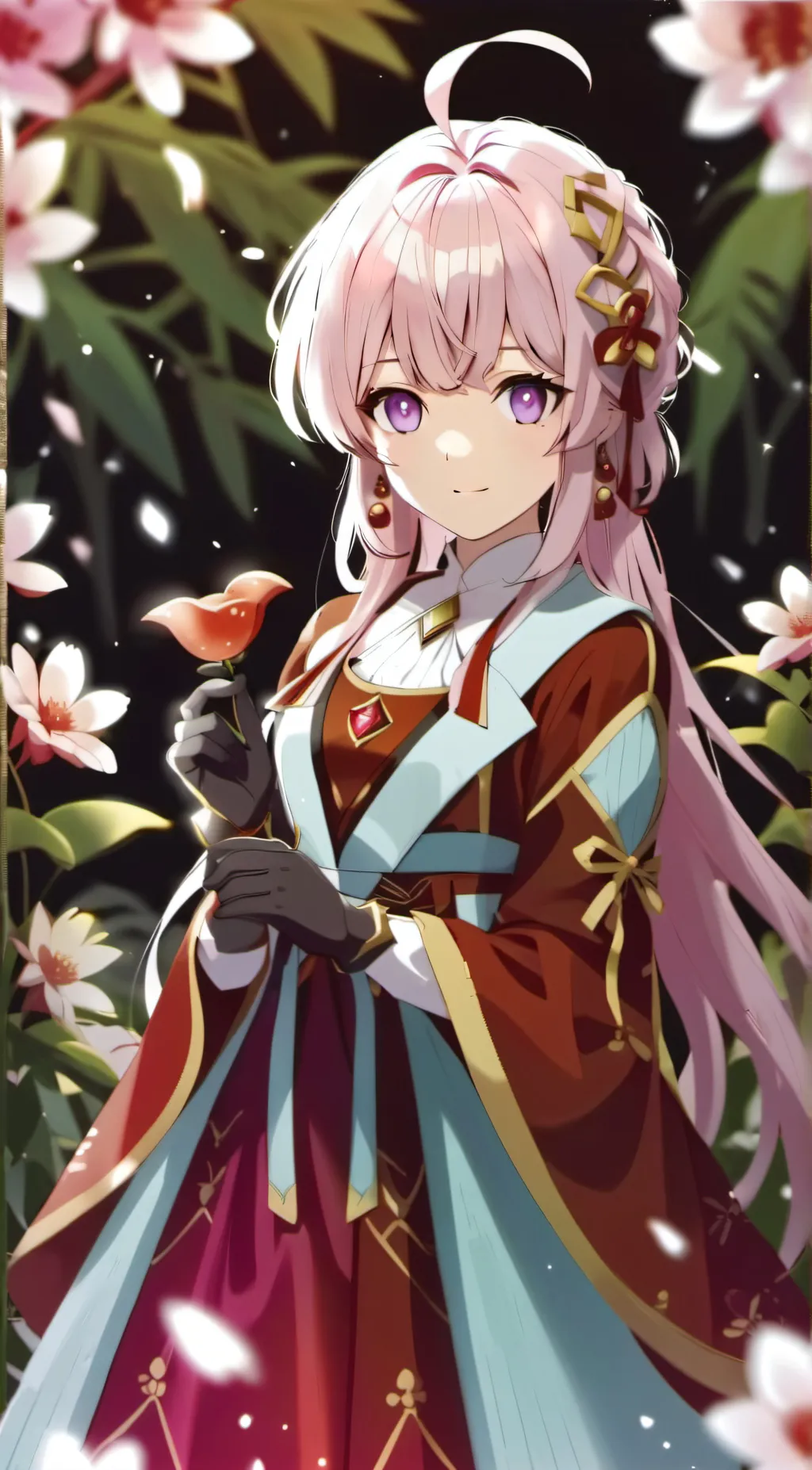 ai character: Elaine  background