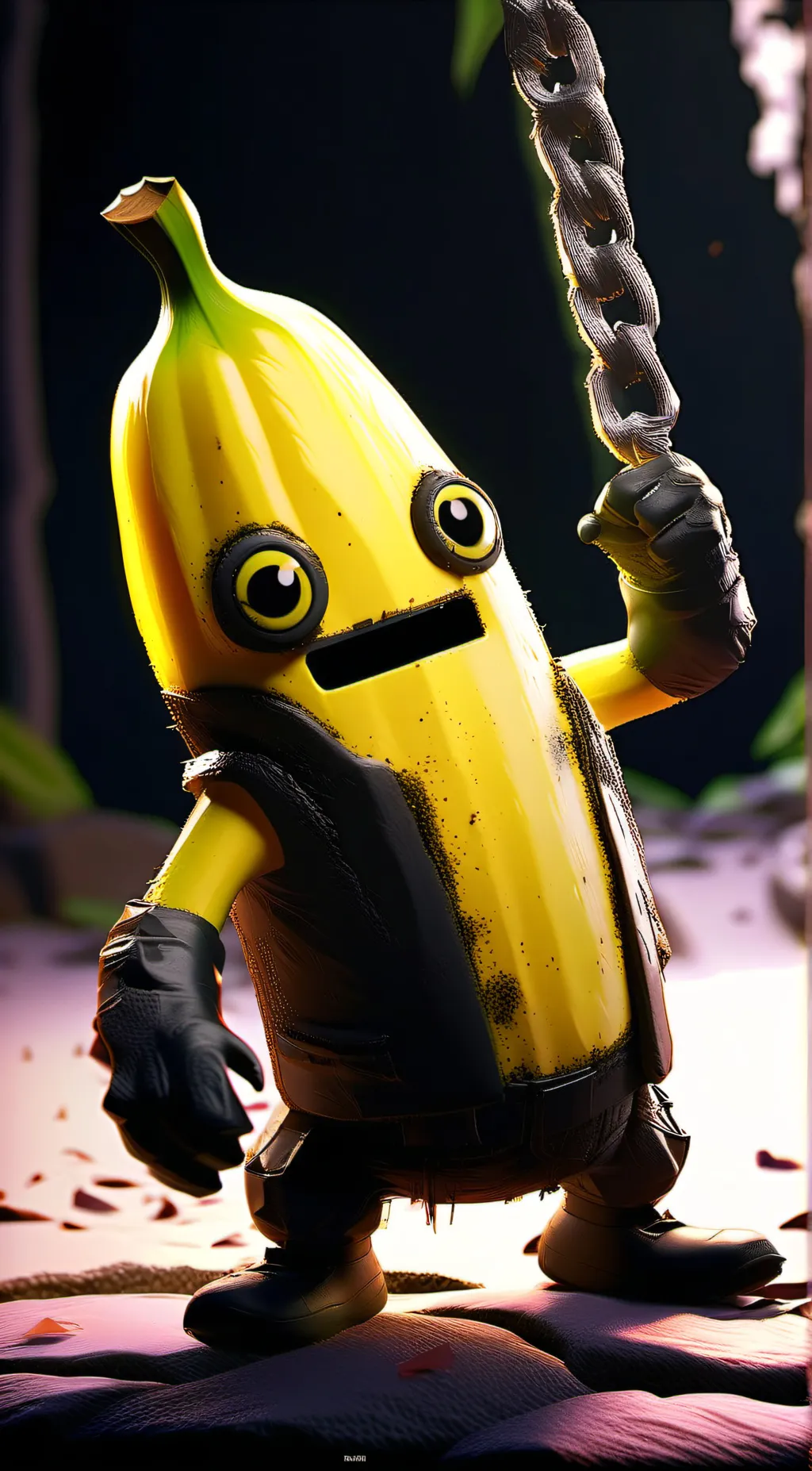 ai character: Peely background