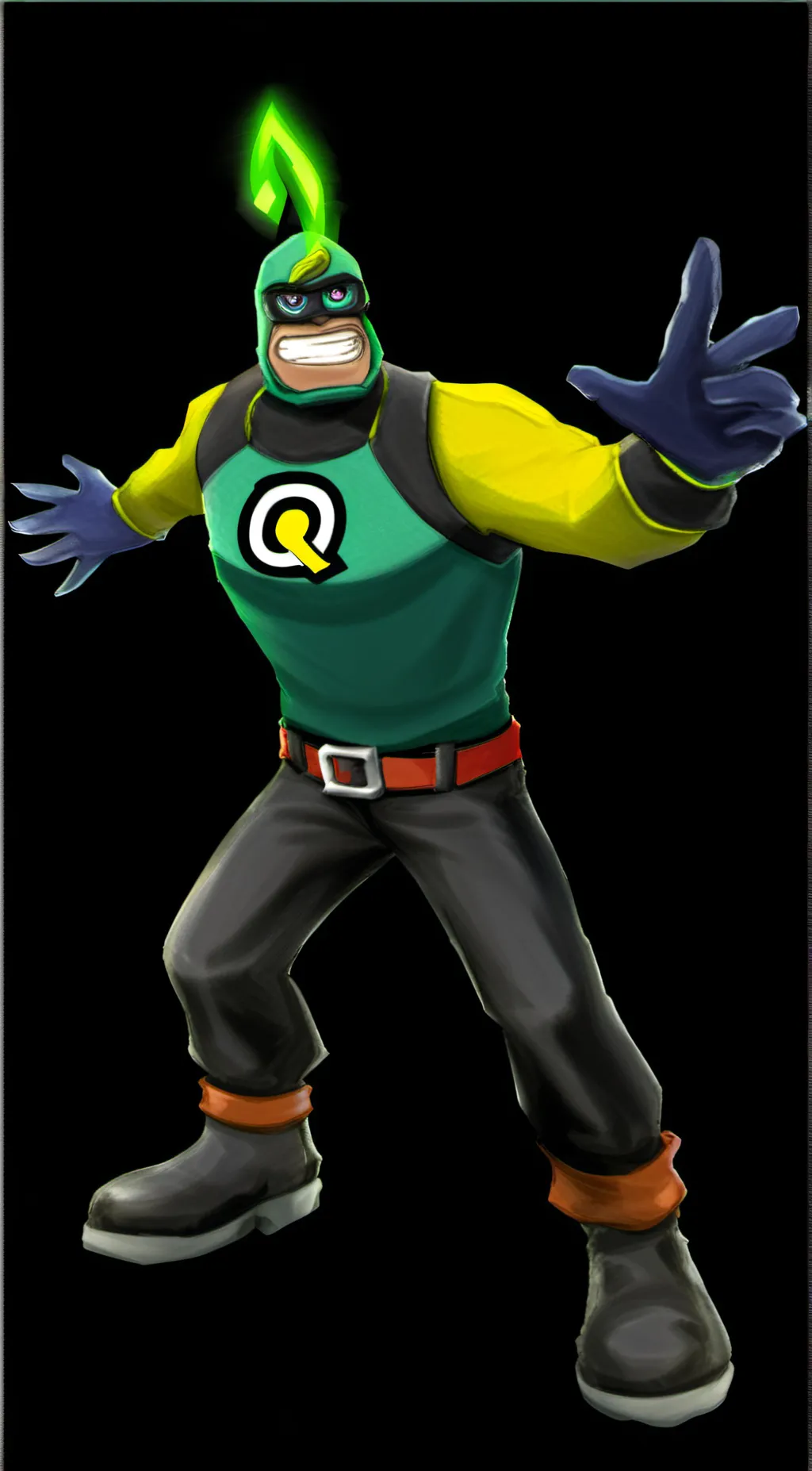ai character: Captain Qwark background
