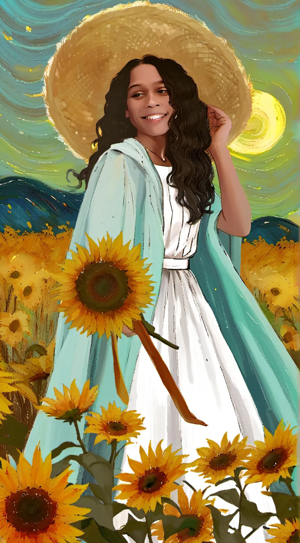 ai character: Cute bitch ass  background