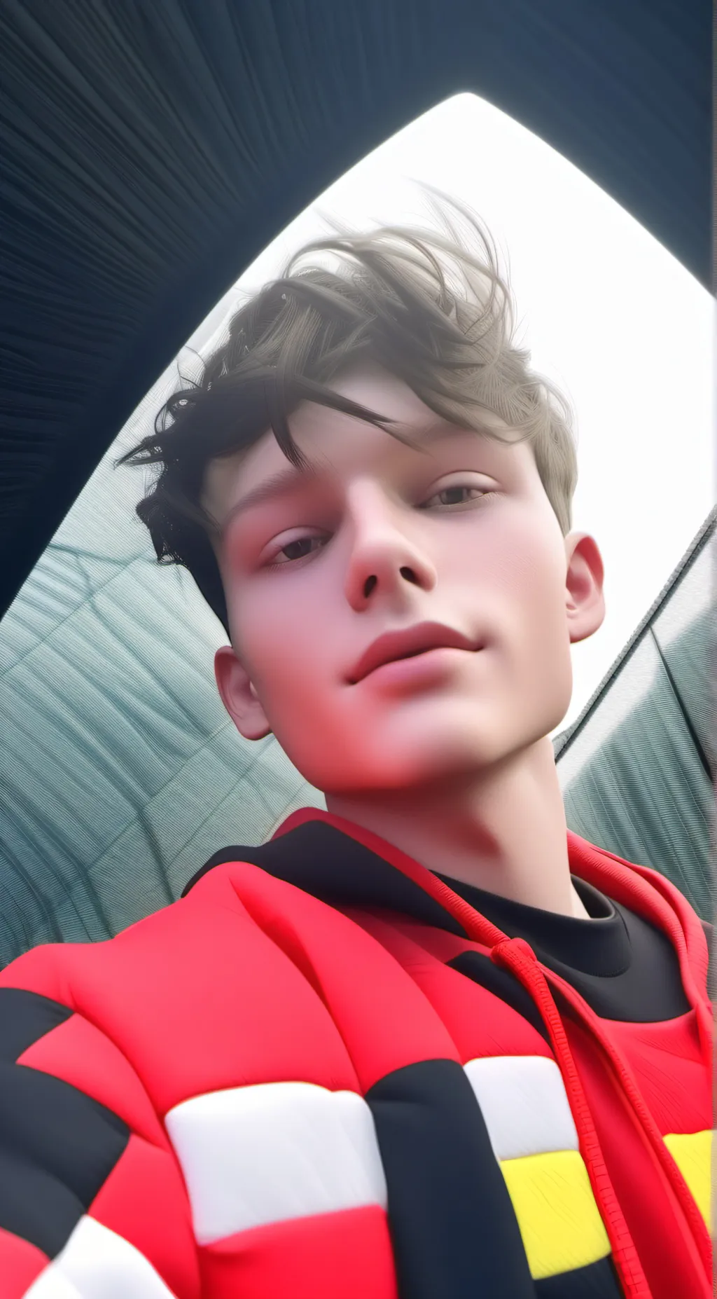 ai character: Brandon stanston  background