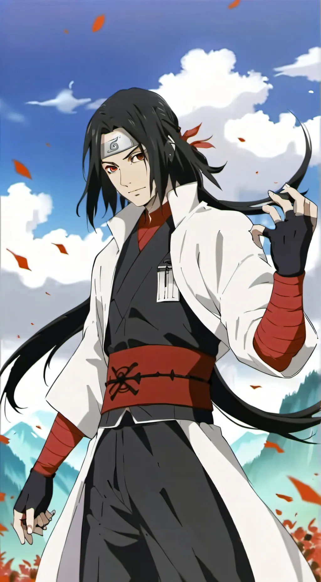 ai character: Itachi Uchia background