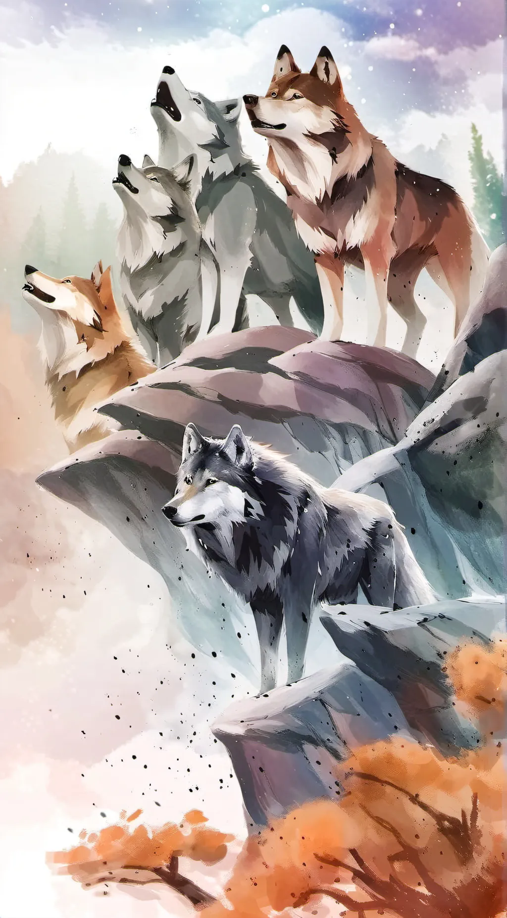 ai character: all boy wolves background