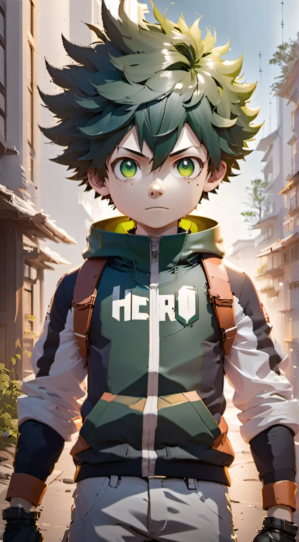 ai character: Izuku Midoriya background