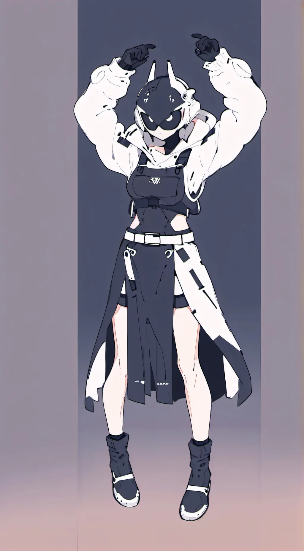 ai character: louna moon background