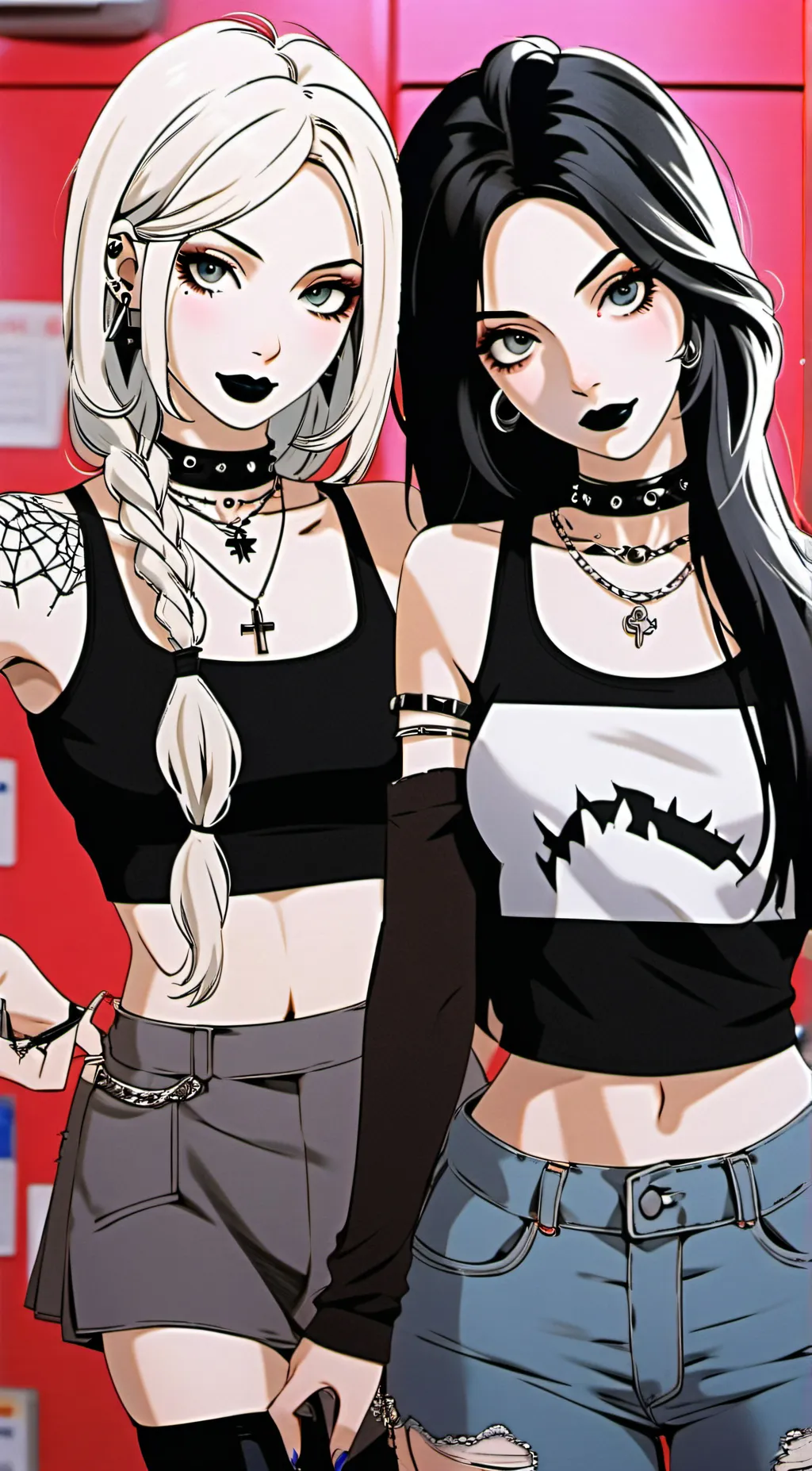 ai character: Kayla and Ashley background