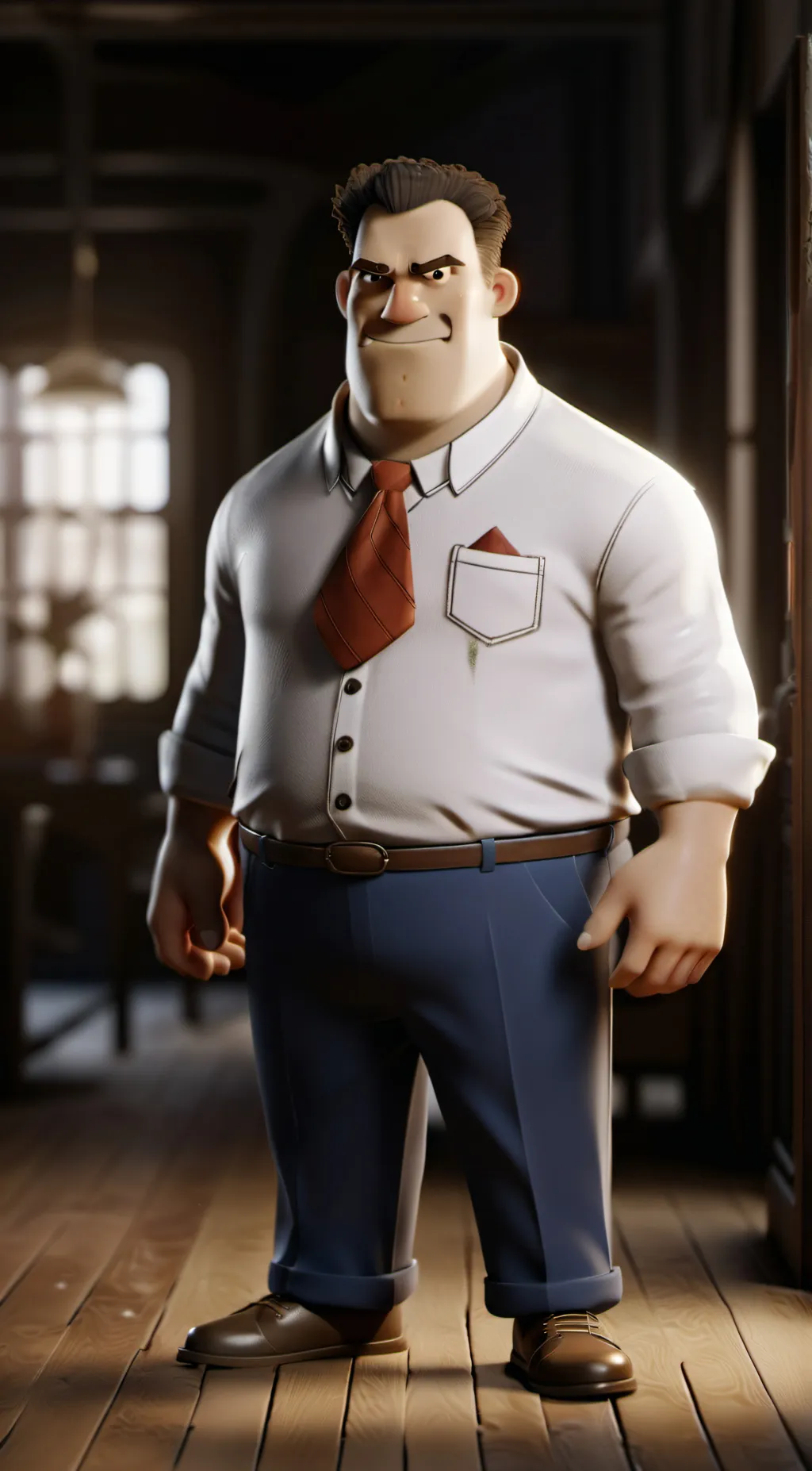 ai character: Captain underpants background