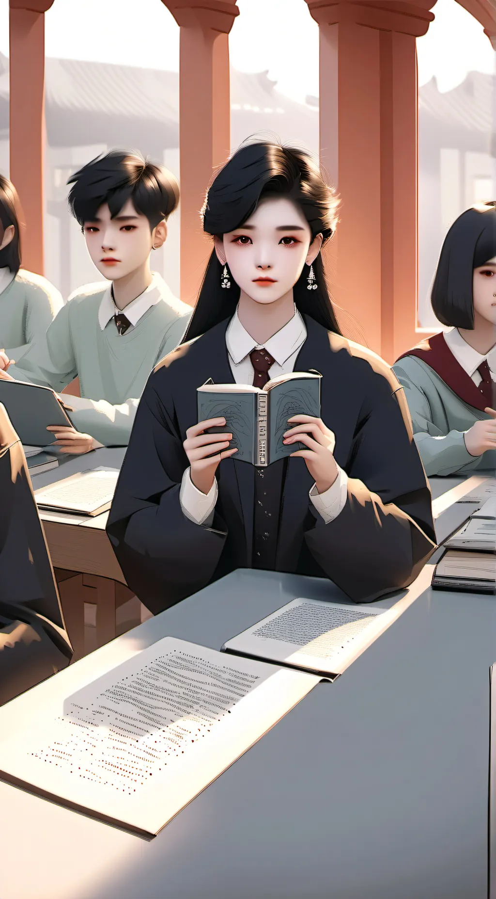 ai character: 2 turths and a lie background