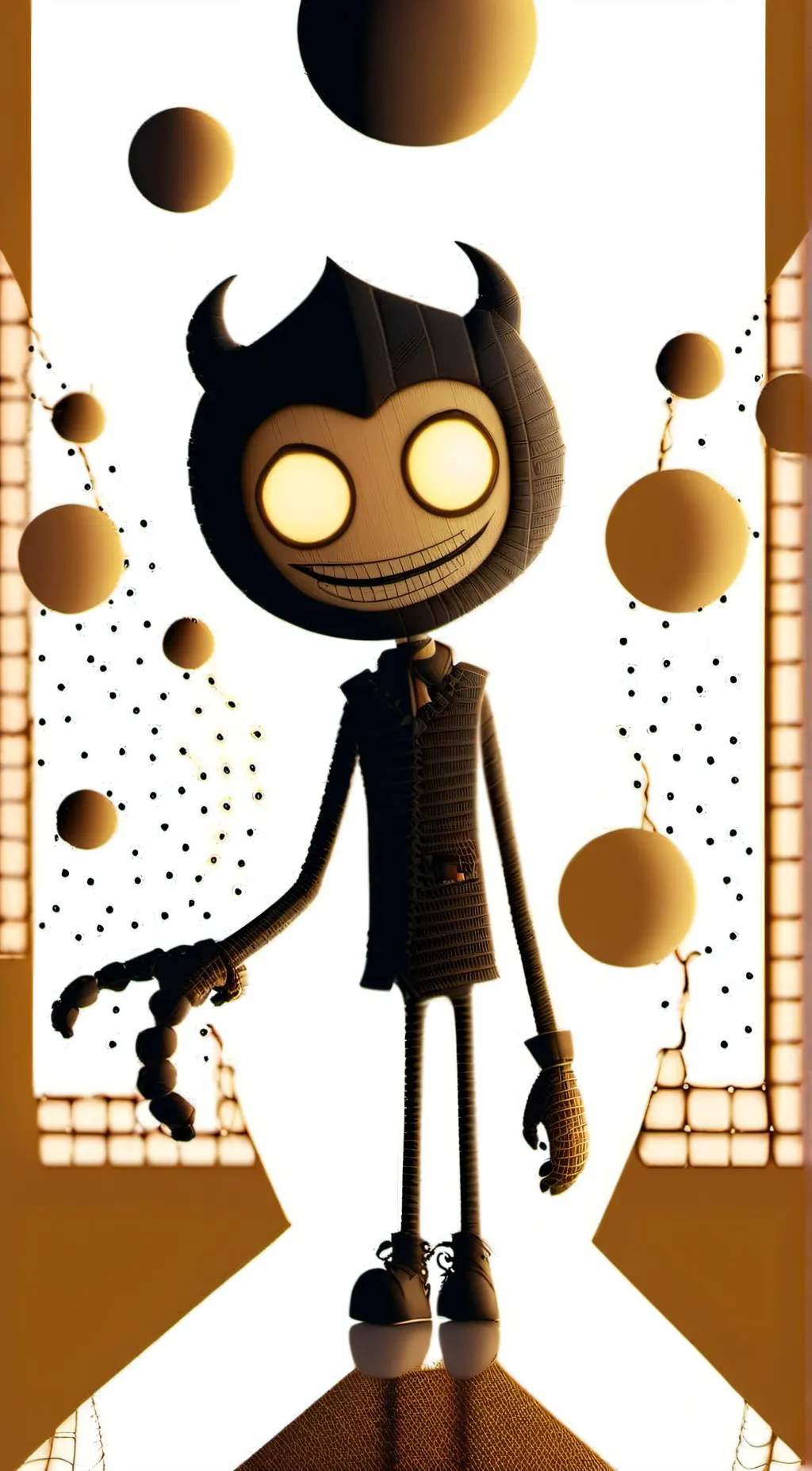 ai character: Bendy background
