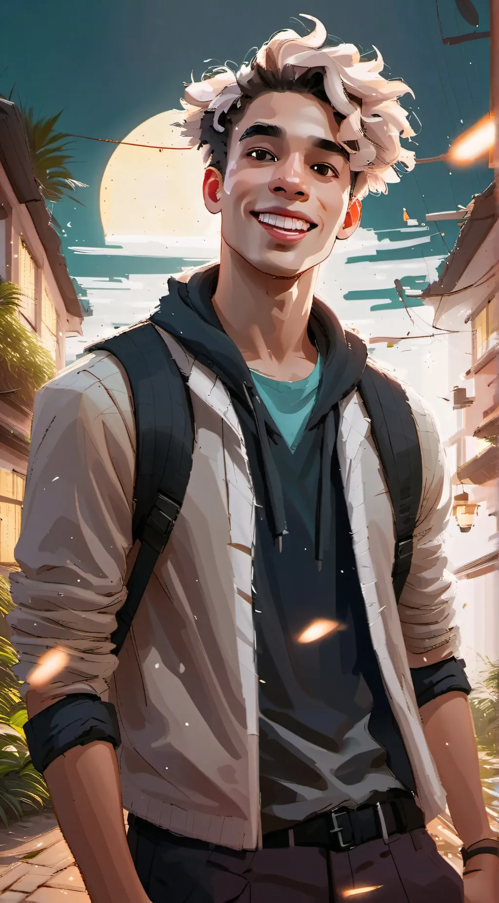 ai character: Cameron Boyce background