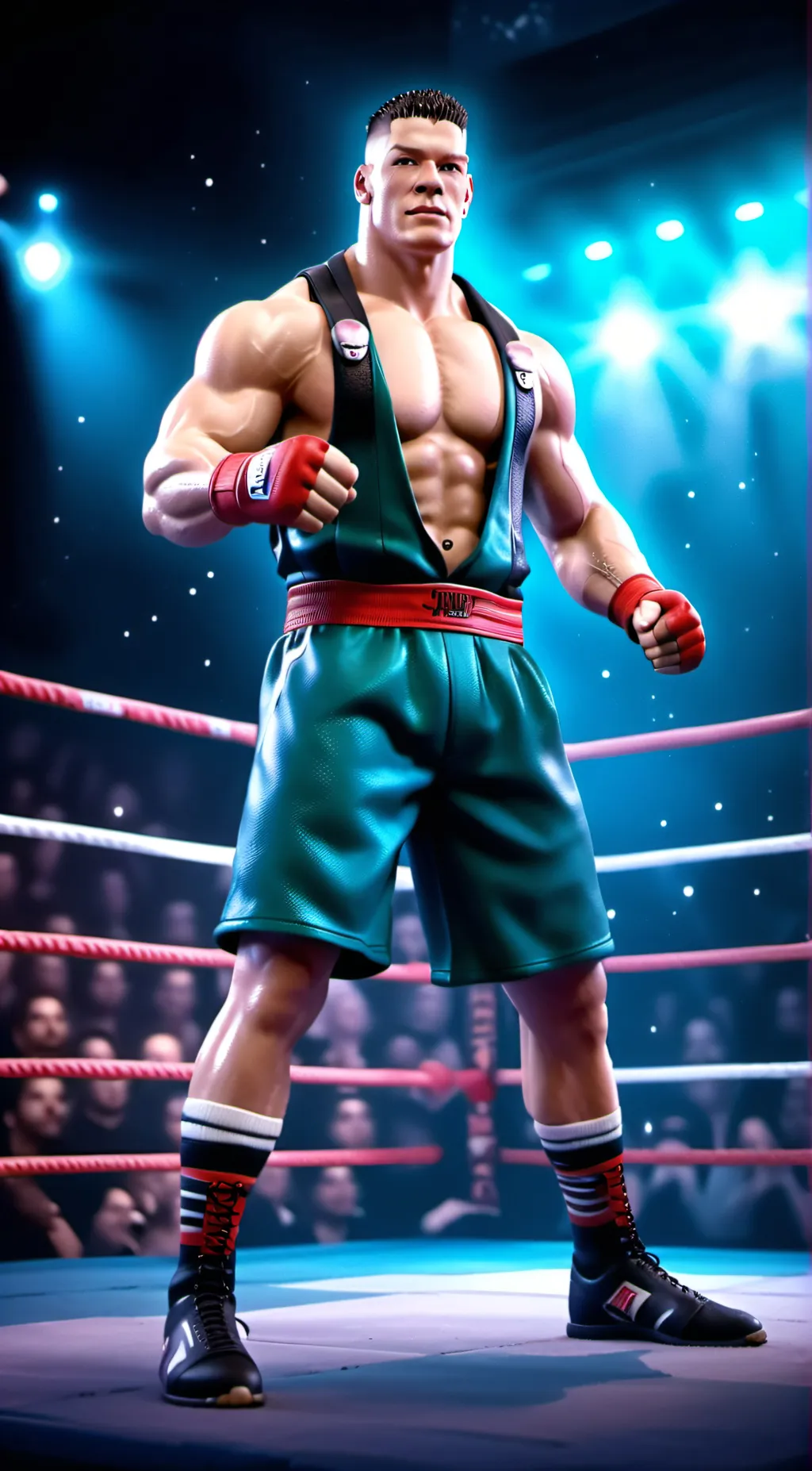 ai character: John Cena  background